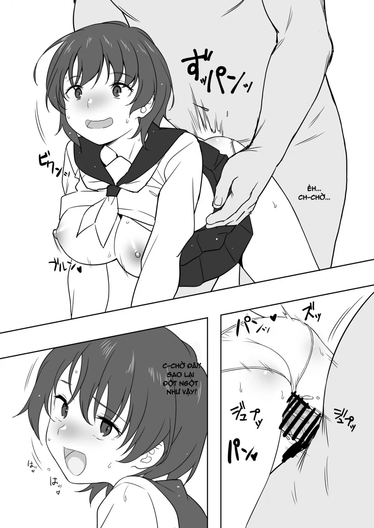 HentaiVN.net - Ảnh 6 - Nữ sinh và ông già [Schoolgirl and Old Man] - Oneshot