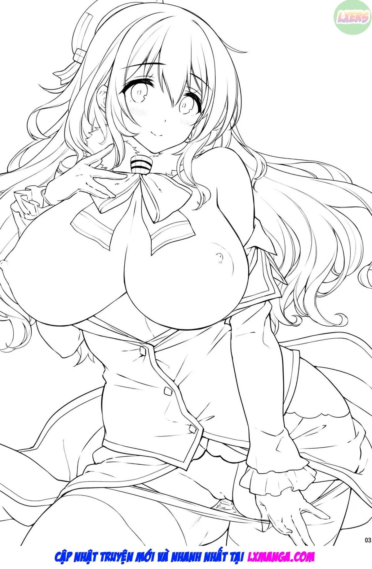 HentaiVN.net - Ảnh 5 - Yurufuwa Juujun Atago [Softly Swaying Heavy-Cruiser Atago] - Oneshot