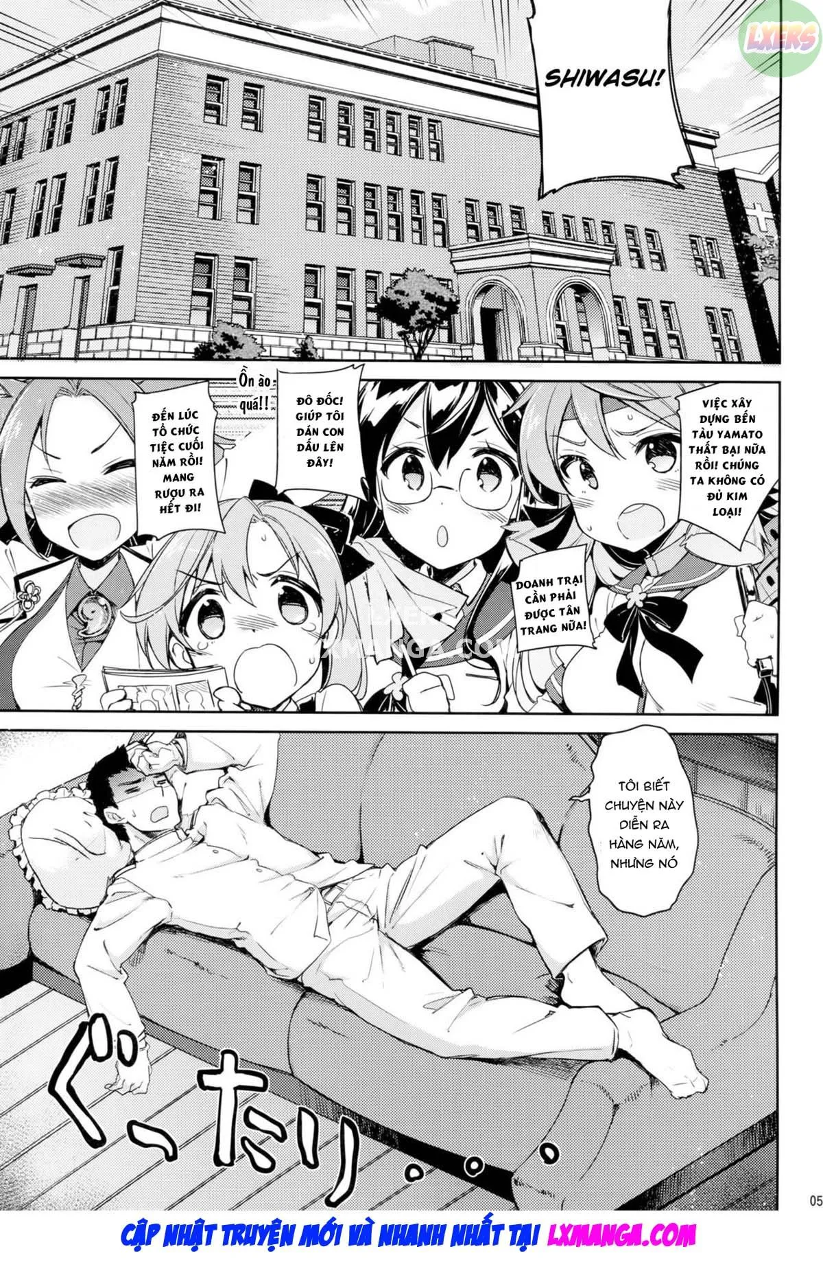 HentaiVN.net - Ảnh 6 - Yurufuwa Juujun Atago [Softly Swaying Heavy-Cruiser Atago] - Oneshot