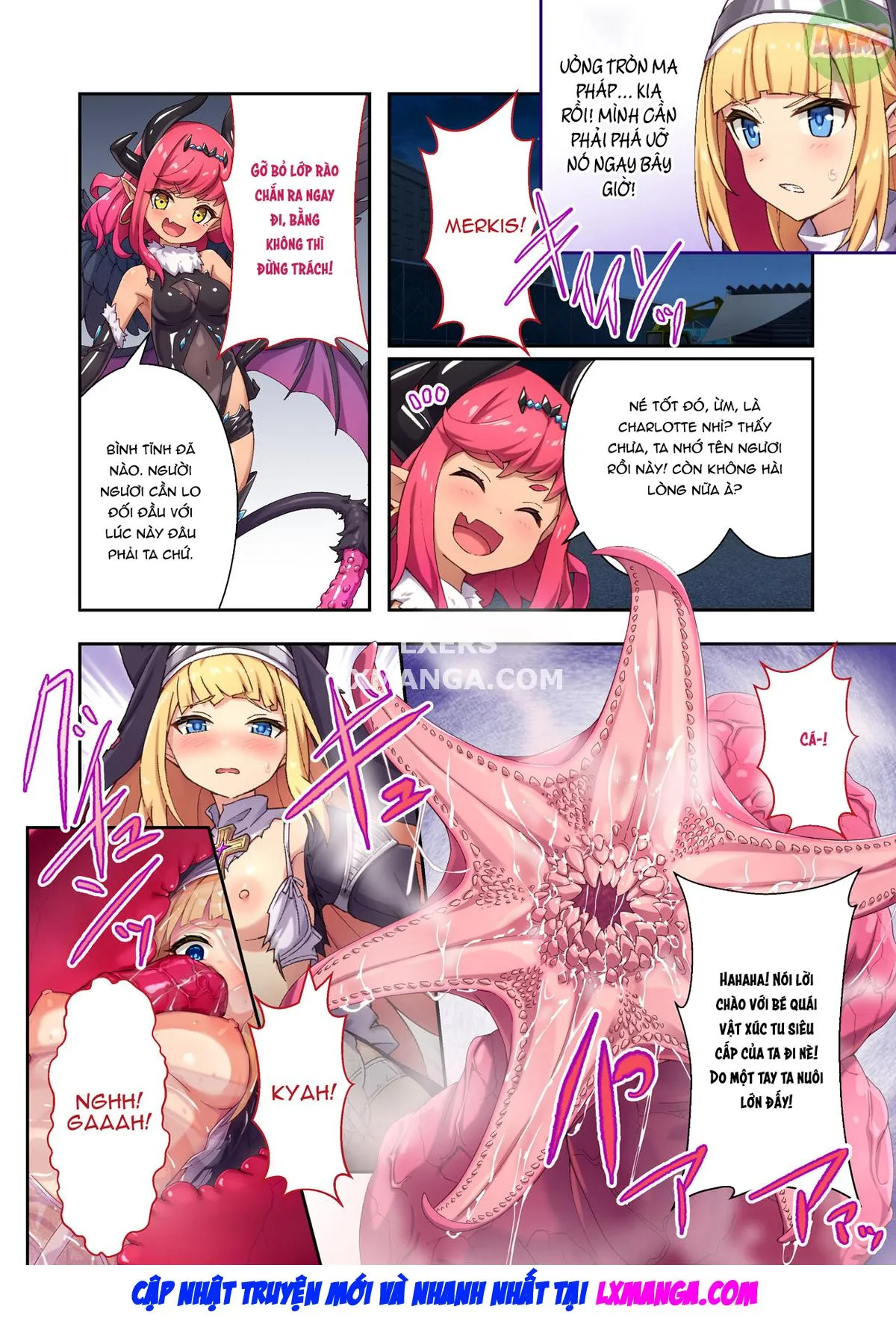 HentaiVN.net - Ảnh 34 - Nữ tu trừ tà Charlotte [Sister Charlotte The Exorcist ~Bodily Beast Purification] - Oneshot