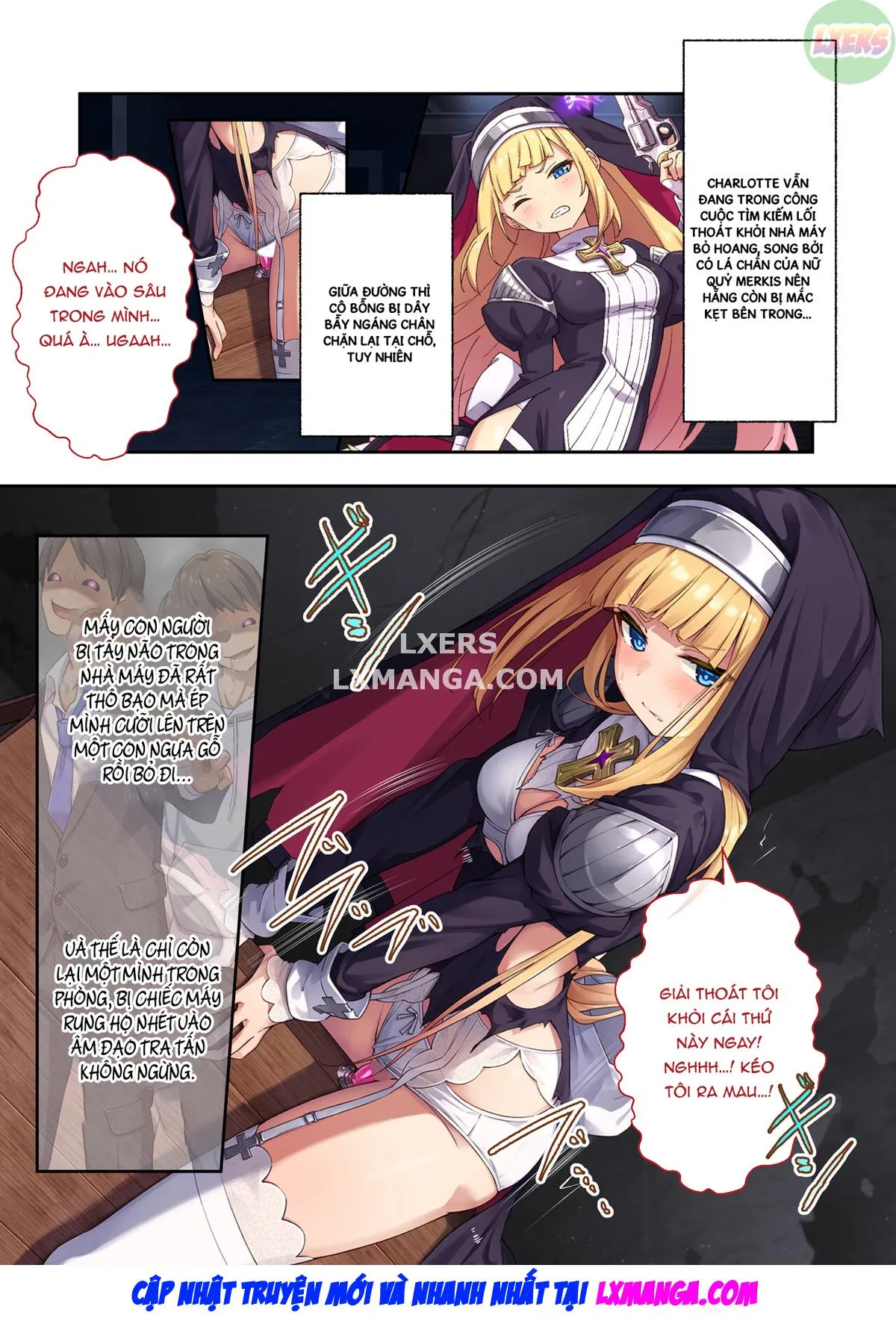 HentaiVN.net - Ảnh 37 - Nữ tu trừ tà Charlotte [Sister Charlotte The Exorcist ~Bodily Beast Purification] - Oneshot