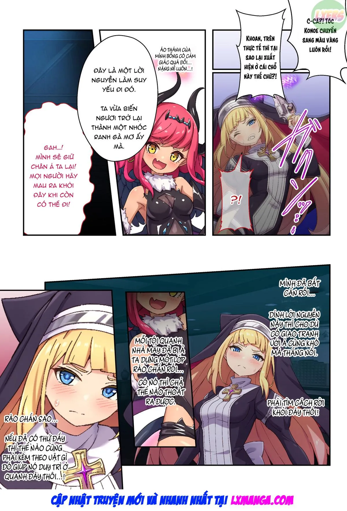 HentaiVN.net - Ảnh 7 - Nữ tu trừ tà Charlotte [Sister Charlotte The Exorcist ~Bodily Beast Purification] - Oneshot
