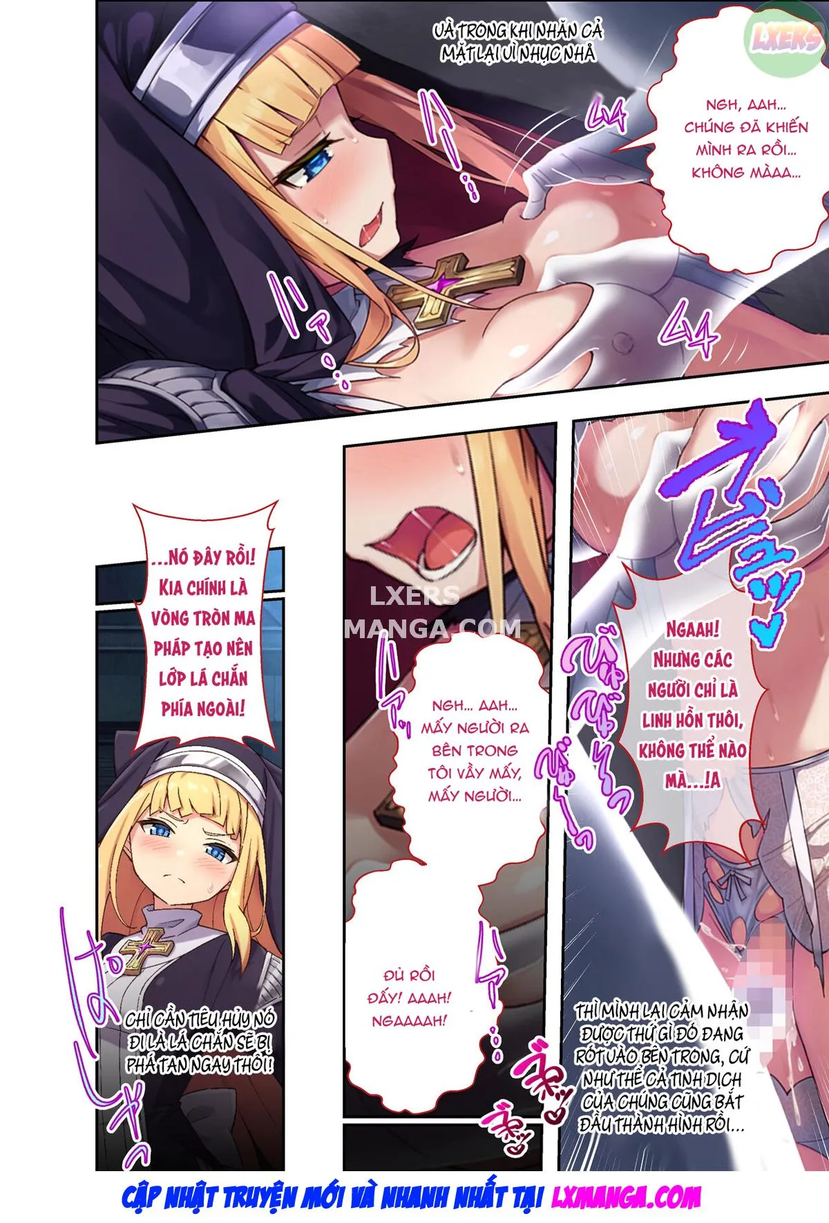 HentaiVN.net - Ảnh 10 - Nữ tu trừ tà Charlotte [Sister Charlotte The Exorcist ~Bodily Beast Purification] - Oneshot