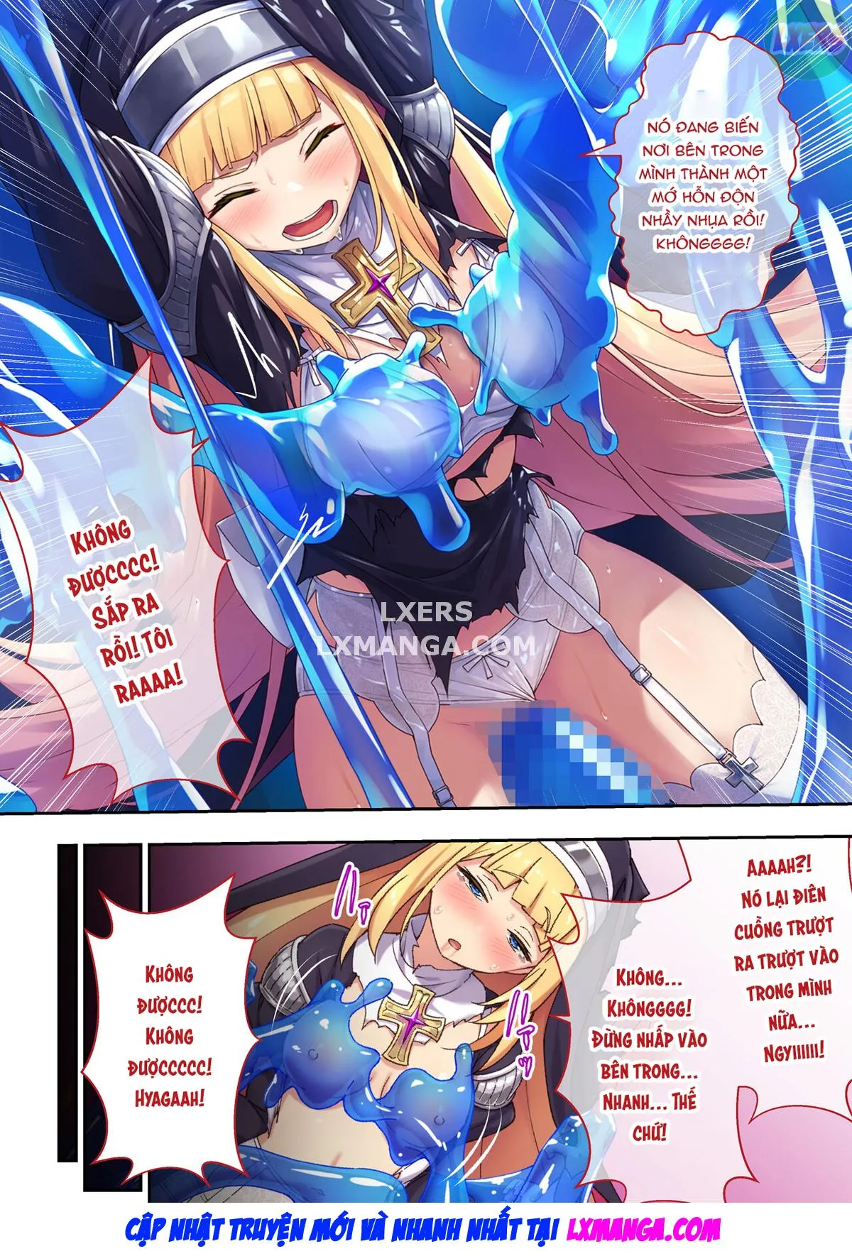 HentaiVN.net - Ảnh 12 - Nữ tu trừ tà Charlotte [Sister Charlotte The Exorcist ~Bodily Beast Purification] - Oneshot