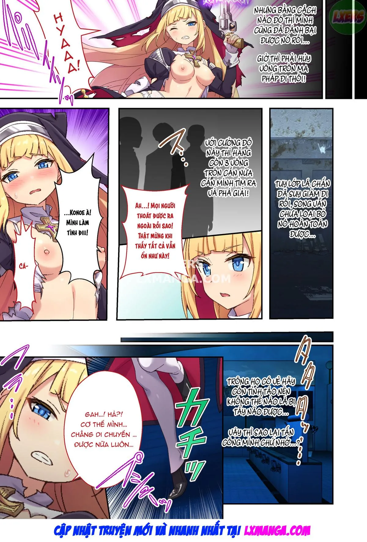 HentaiVN.net - Ảnh 13 - Nữ tu trừ tà Charlotte [Sister Charlotte The Exorcist ~Bodily Beast Purification] - Oneshot