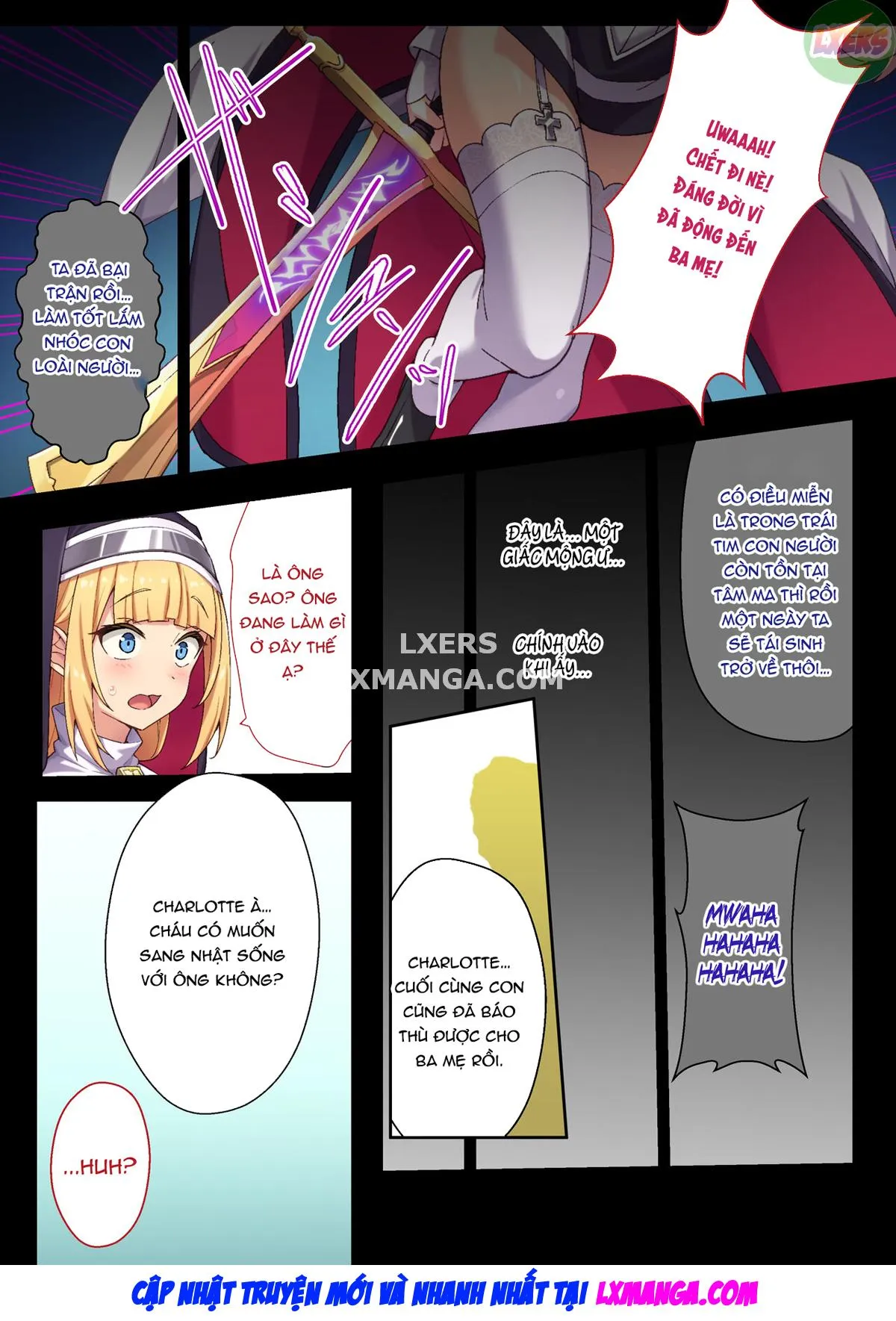 HentaiVN.net - Ảnh 21 - Nữ tu trừ tà Charlotte [Sister Charlotte The Exorcist ~Bodily Beast Purification] - Oneshot