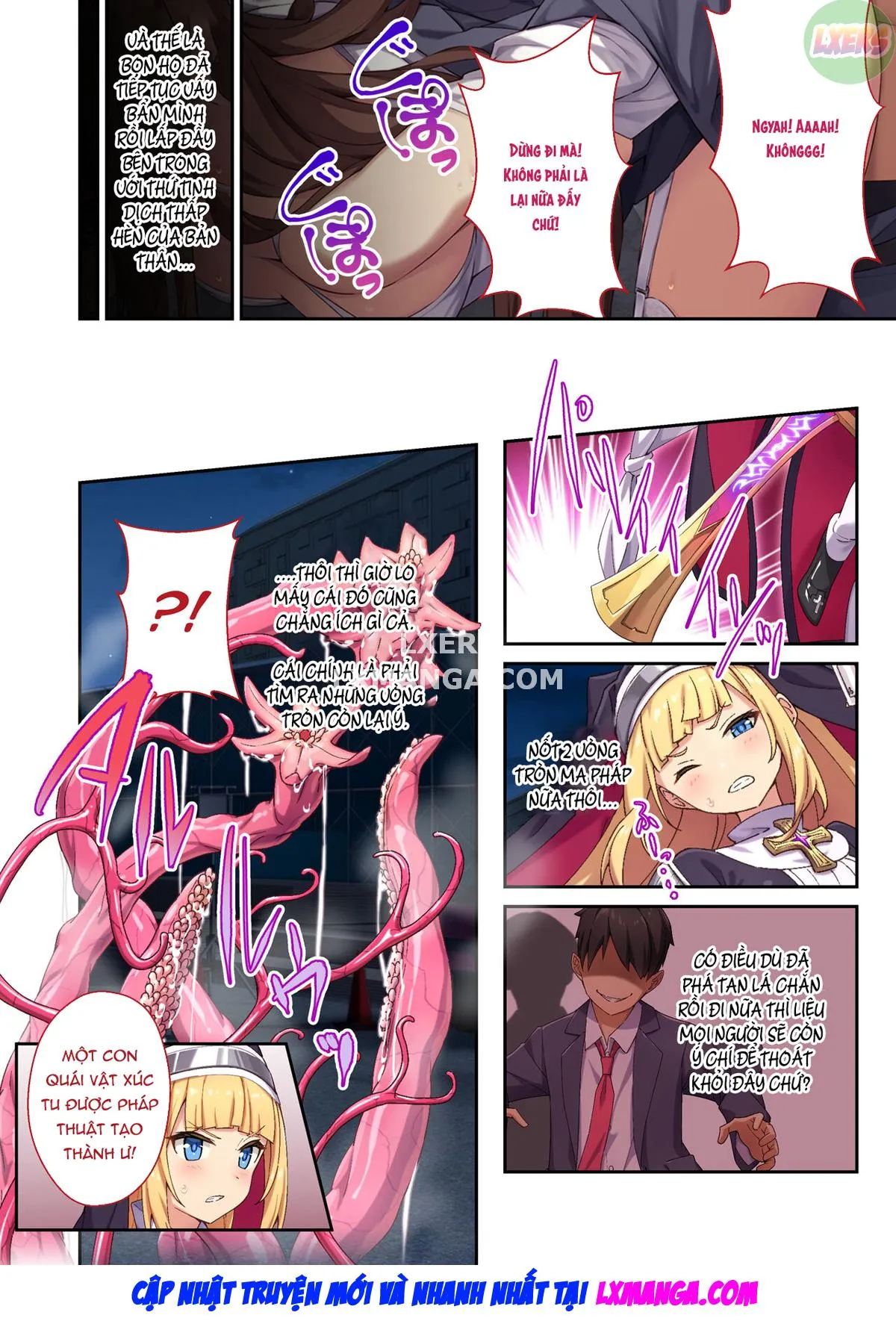 HentaiVN.net - Ảnh 28 - Nữ tu trừ tà Charlotte [Sister Charlotte The Exorcist ~Bodily Beast Purification] - Oneshot