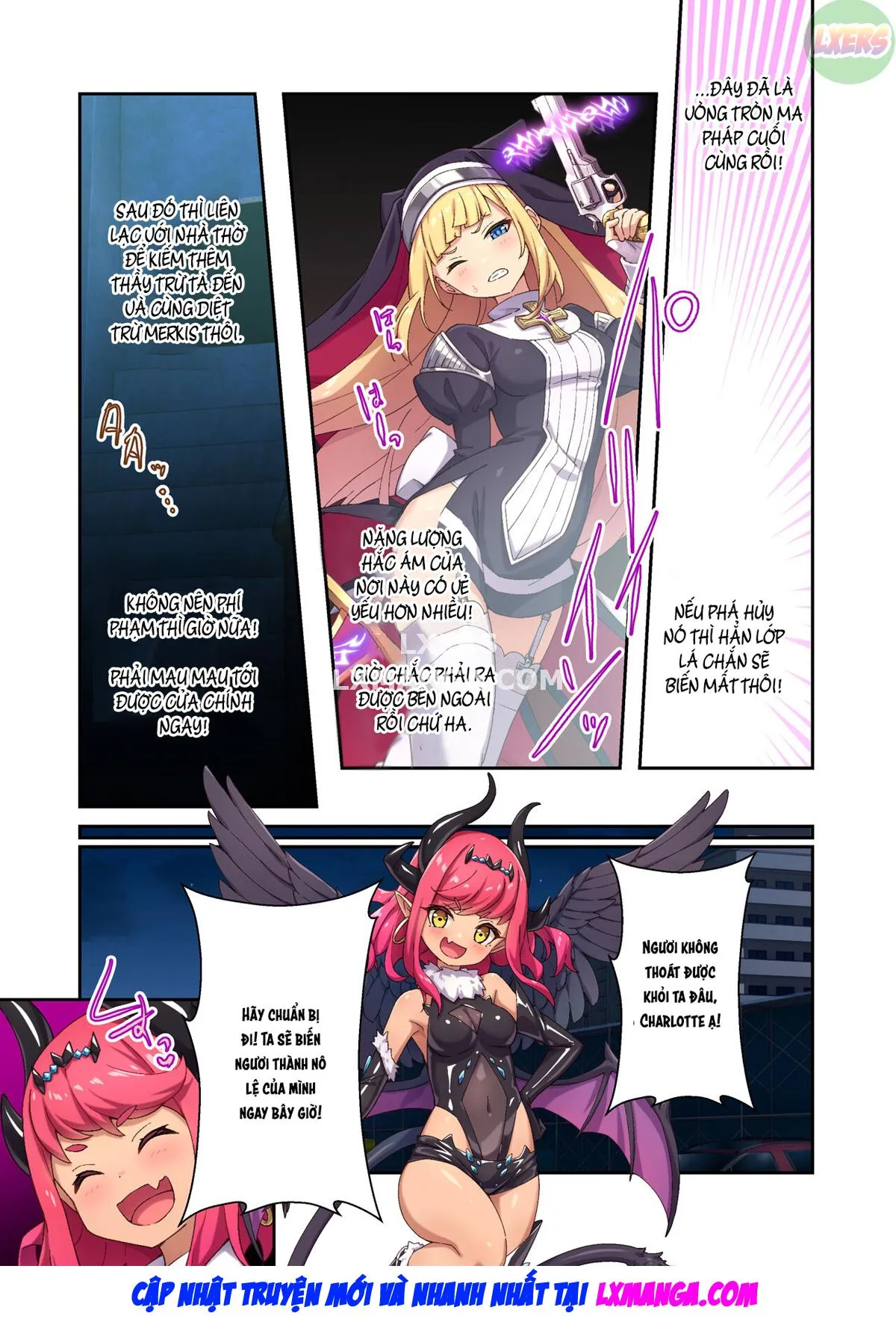 HentaiVN.net - Ảnh 41 - Nữ tu trừ tà Charlotte [Sister Charlotte The Exorcist ~Bodily Beast Purification] - Oneshot