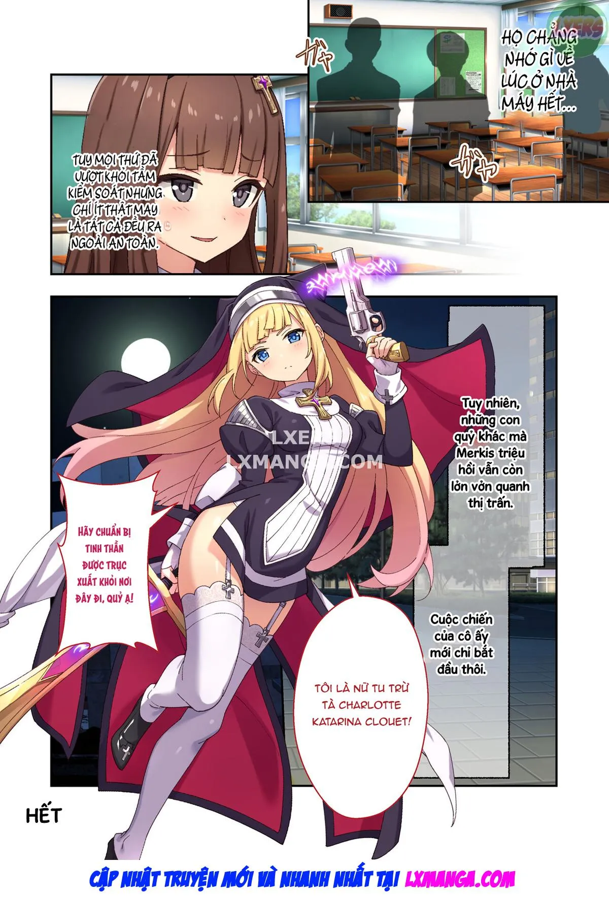 HentaiVN.net - Ảnh 52 - Nữ tu trừ tà Charlotte [Sister Charlotte The Exorcist ~Bodily Beast Purification] - Oneshot