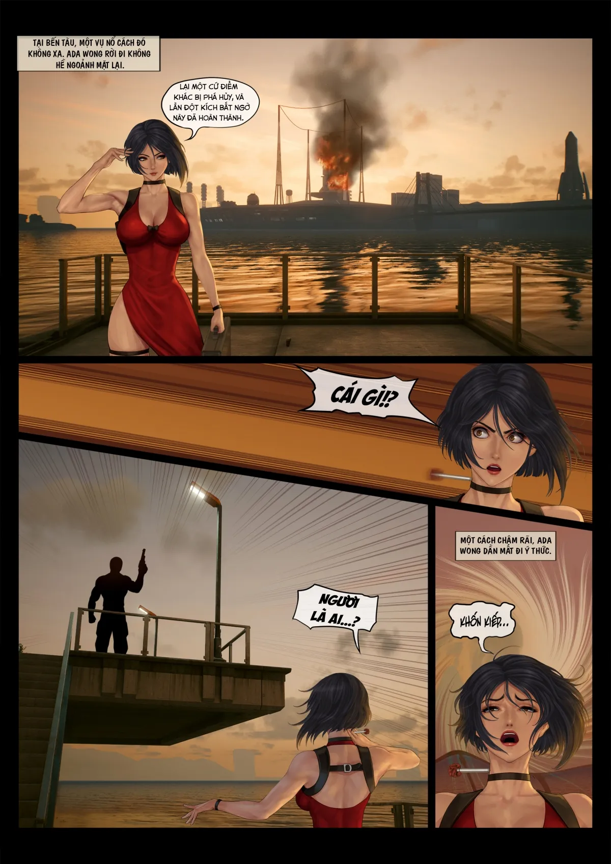 HentaiVN.net - Ảnh 4 - Cơn ác mộng của Ada Wong [Ada Wong’s Nightmare] - Oneshot