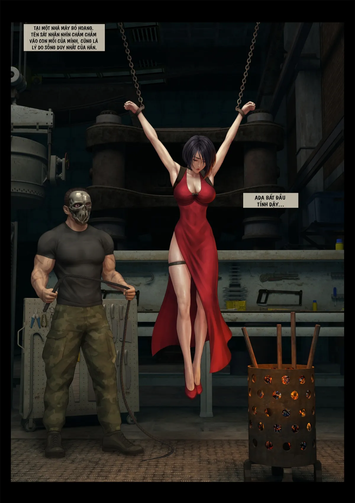 HentaiVN.net - Ảnh 5 - Cơn ác mộng của Ada Wong [Ada Wong’s Nightmare] - Oneshot