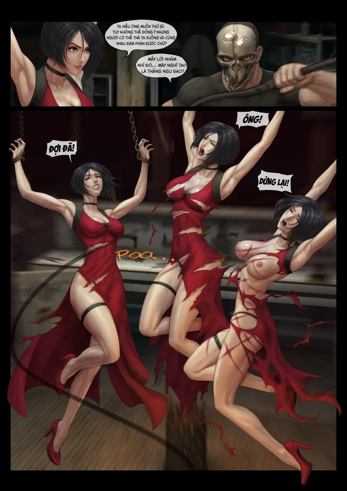HentaiVN.net - Ảnh 6 - Cơn ác mộng của Ada Wong [Ada Wong’s Nightmare] - Oneshot