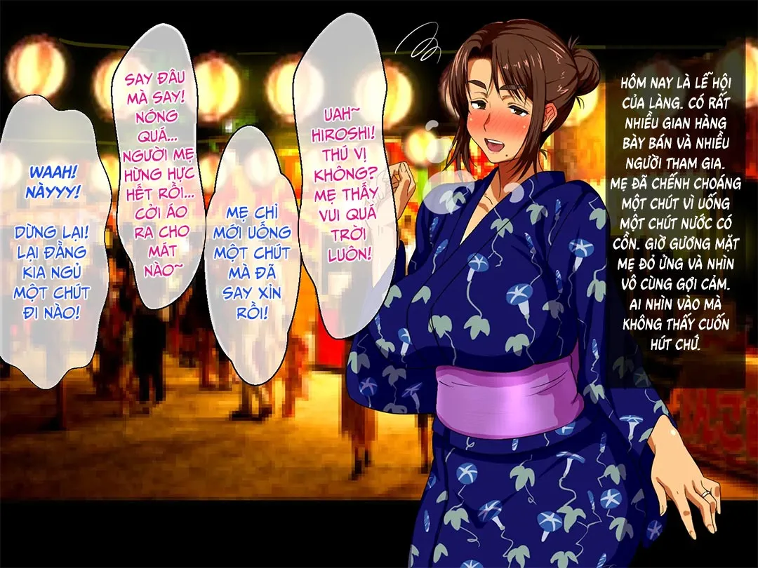 HentaiVN.net - Ảnh 11 - Làm tình với mẹ đến đầm đìa mồ hôi vào kỳ nghỉ hè [Doinaka No Natsuyasumi Wa Kaa-Chan To Asedaku Sex O Suru; Summertime Sweat Dripping Sex With Mother In The Boondocks] - Chap 3 - [END]