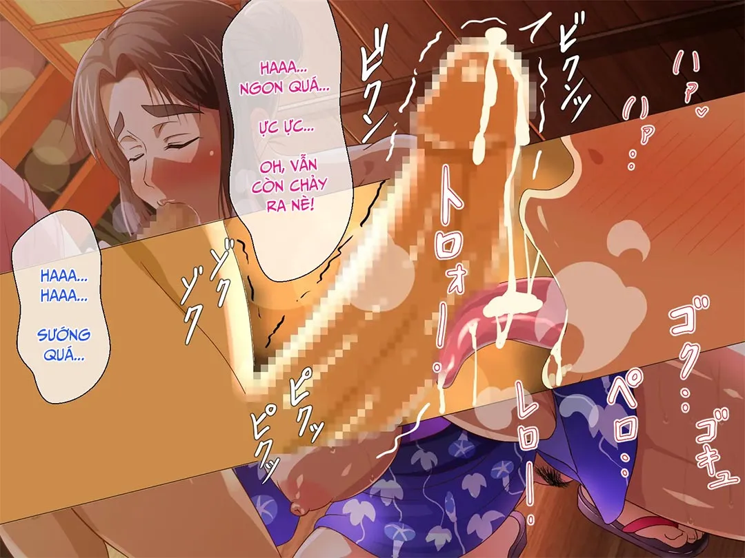 HentaiVN.net - Ảnh 20 - Làm tình với mẹ đến đầm đìa mồ hôi vào kỳ nghỉ hè [Doinaka No Natsuyasumi Wa Kaa-Chan To Asedaku Sex O Suru; Summertime Sweat Dripping Sex With Mother In The Boondocks] - Chap 3 - [END]