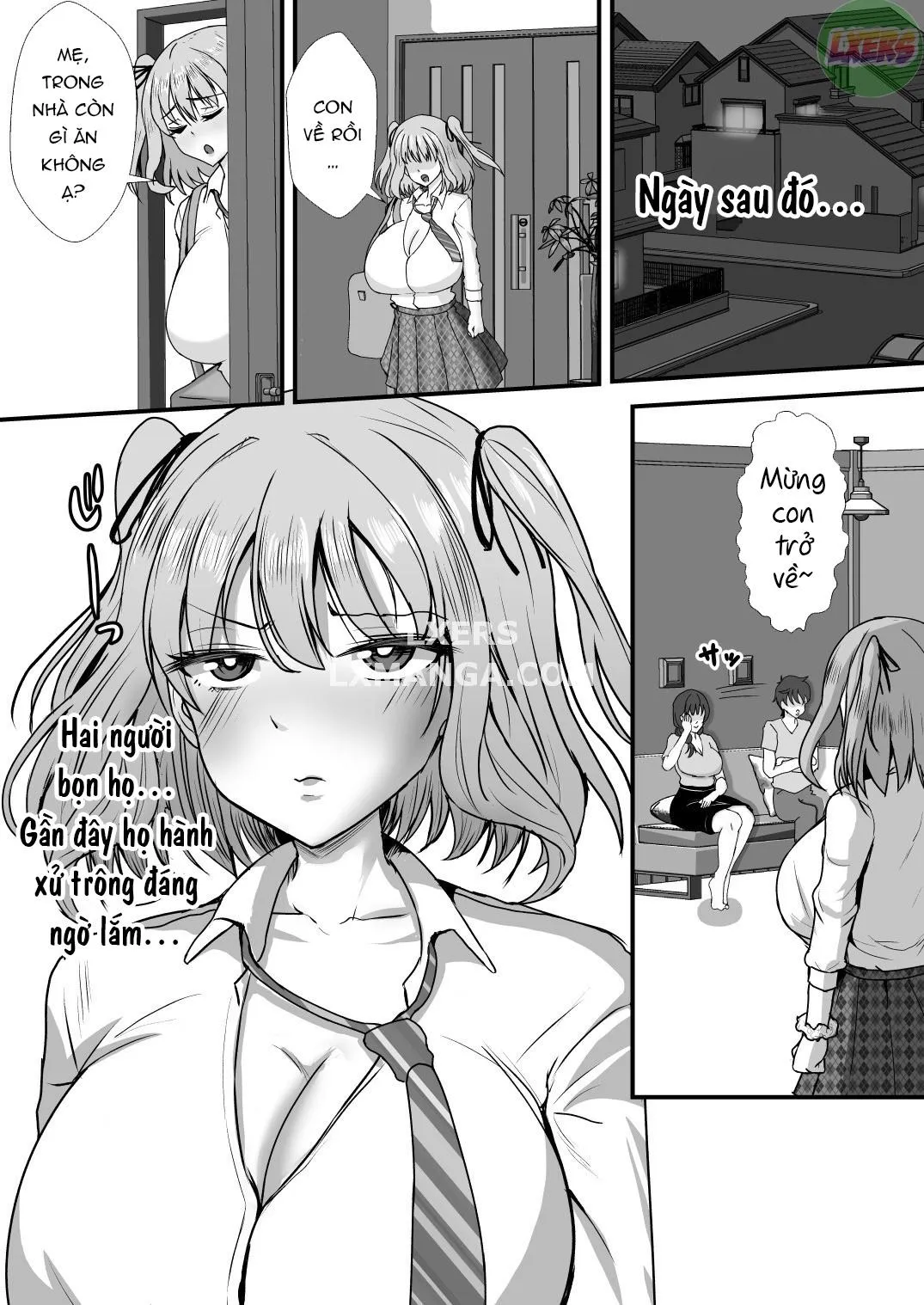 HentaiVN.net - Ảnh 5 - Oyakodon! Gibo To Gimai Wa Ore No Chinpo Hanare Ga Dekinai - Chap 2