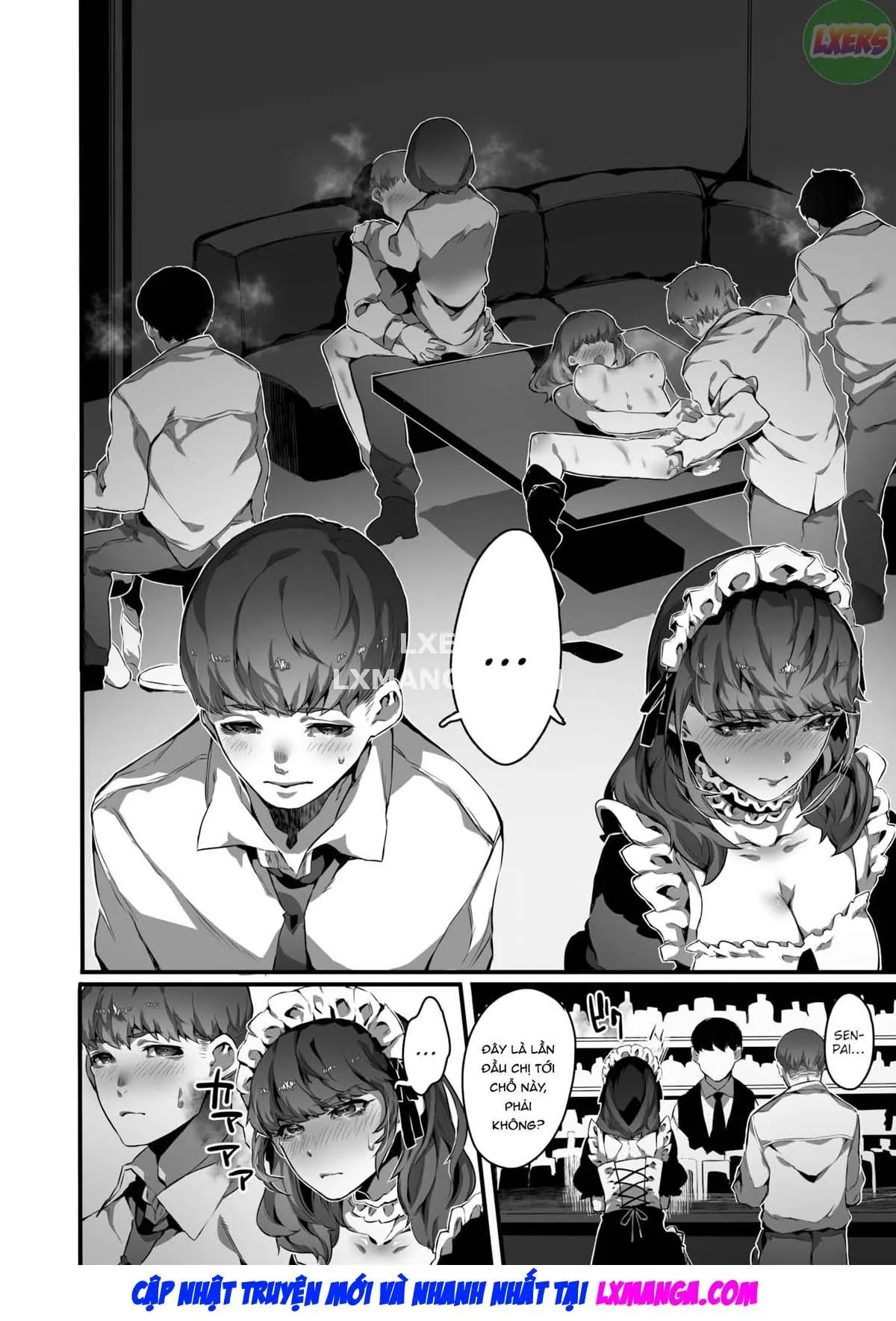 HentaiVN.net - Ảnh 9 - Mặt dễ thương của Senpai - Oneshot