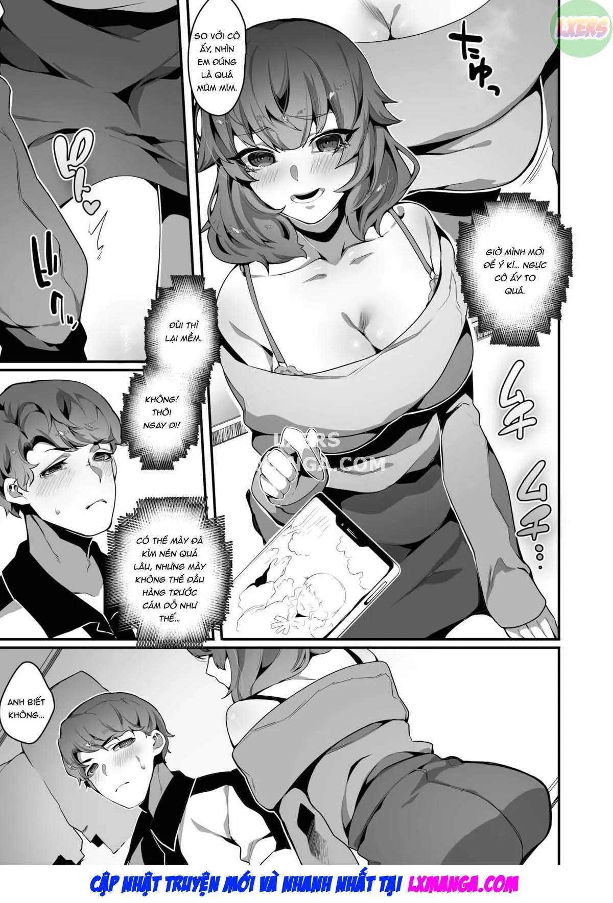 HentaiVN.net - Ảnh 8 - Xin hãy giữ bí mật với bạn gái anh - Oneshot