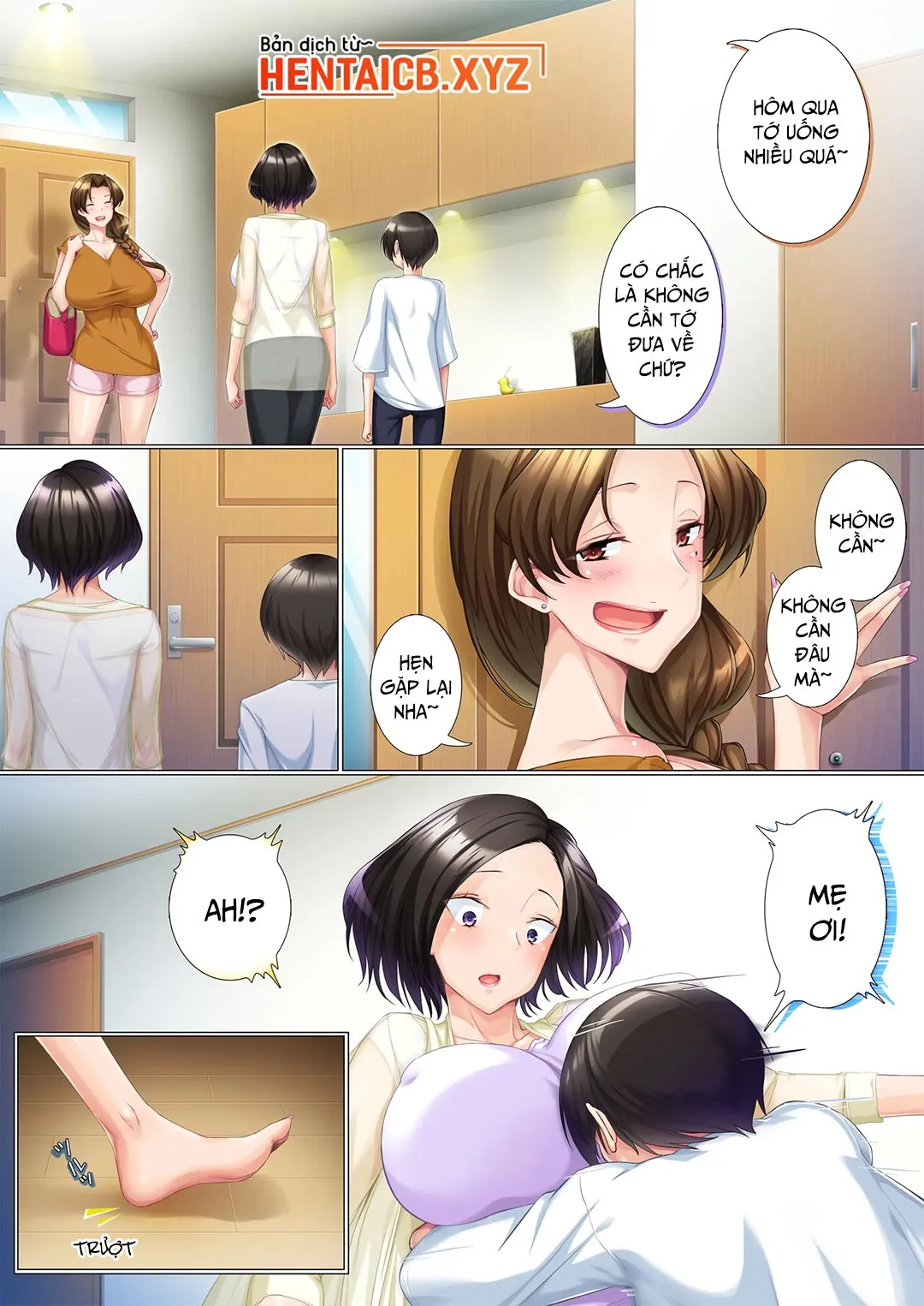 HentaiVN.net - Ảnh 17 - Cách mẹ thúc đẩy con trai [Deki Mama ~Kyouiku Mama Ga Issen O Koete Shimau Made~] - Oneshot