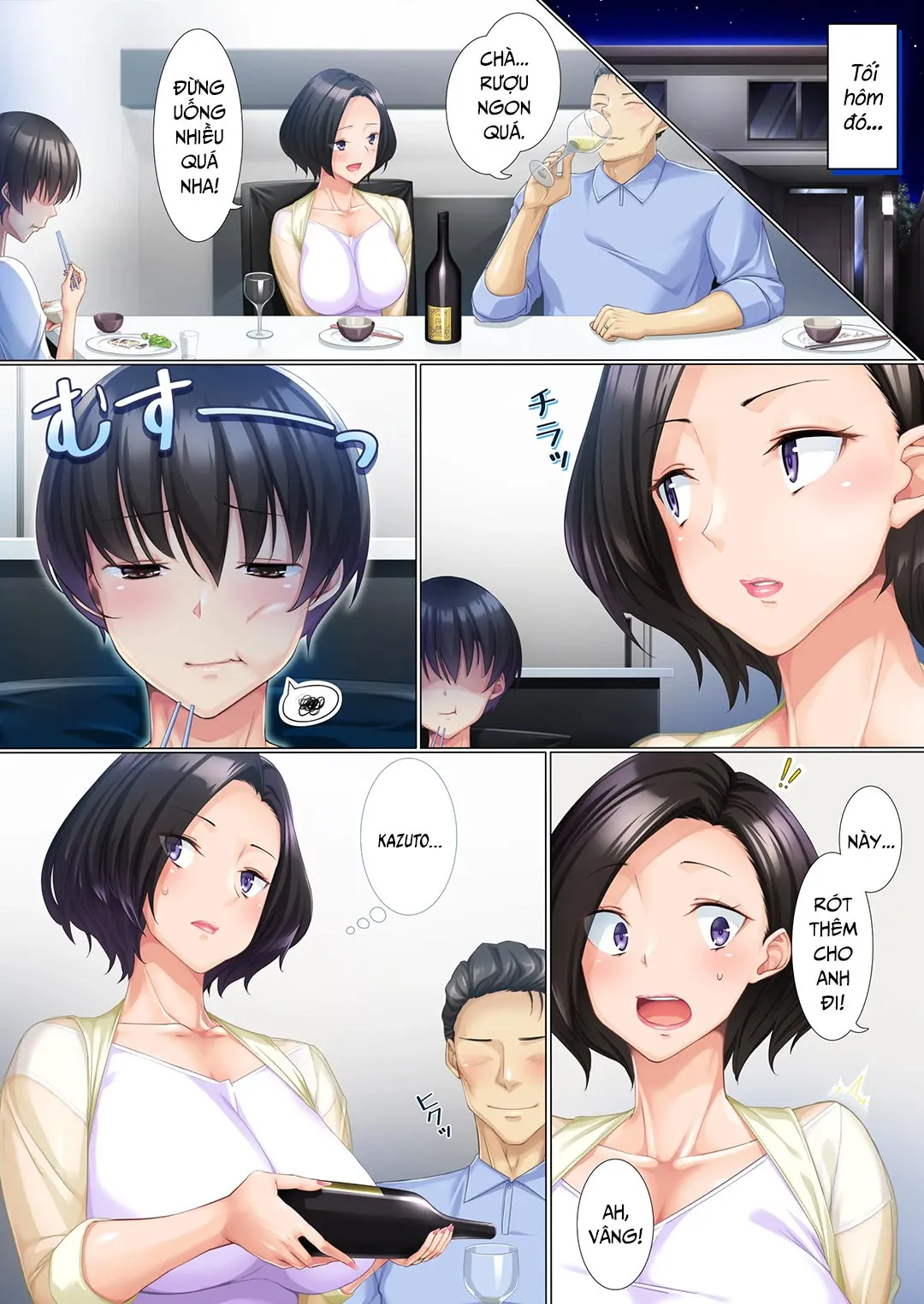 HentaiVN.net - Ảnh 25 - Cách mẹ thúc đẩy con trai [Deki Mama ~Kyouiku Mama Ga Issen O Koete Shimau Made~] - Oneshot