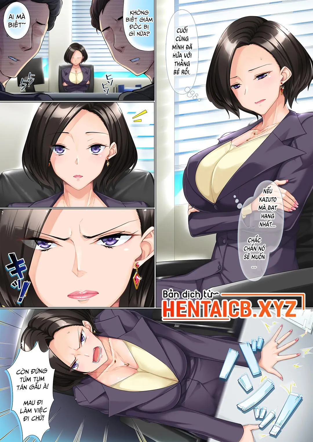 HentaiVN.net - Ảnh 27 - Cách mẹ thúc đẩy con trai [Deki Mama ~Kyouiku Mama Ga Issen O Koete Shimau Made~] - Oneshot