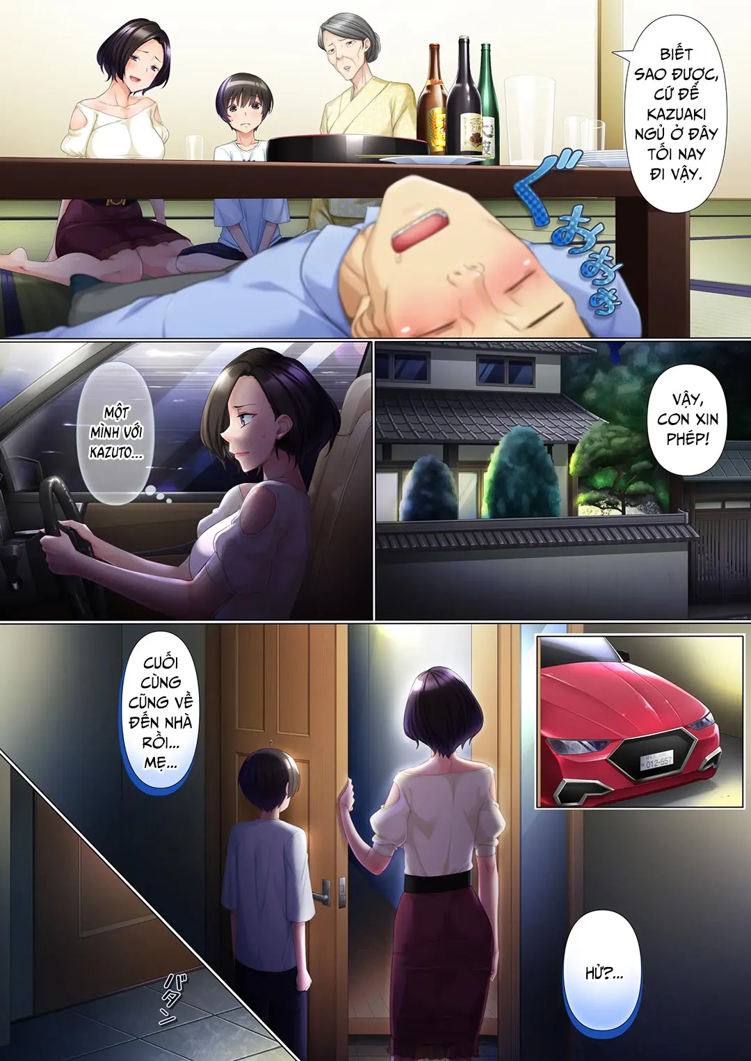 HentaiVN.net - Ảnh 29 - Cách mẹ thúc đẩy con trai [Deki Mama ~Kyouiku Mama Ga Issen O Koete Shimau Made~] - Oneshot