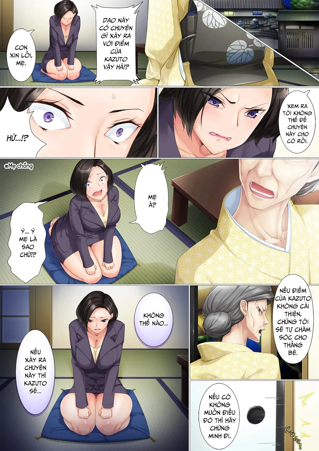 HentaiVN.net - Ảnh 3 - Cách mẹ thúc đẩy con trai [Deki Mama ~Kyouiku Mama Ga Issen O Koete Shimau Made~] - Oneshot