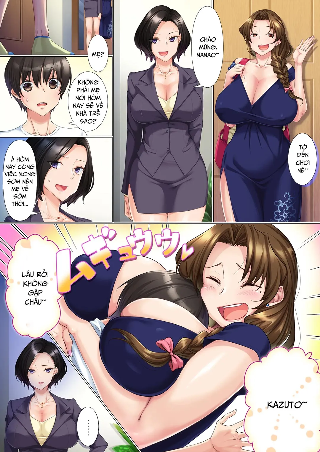HentaiVN.net - Ảnh 6 - Cách mẹ thúc đẩy con trai [Deki Mama ~Kyouiku Mama Ga Issen O Koete Shimau Made~] - Oneshot