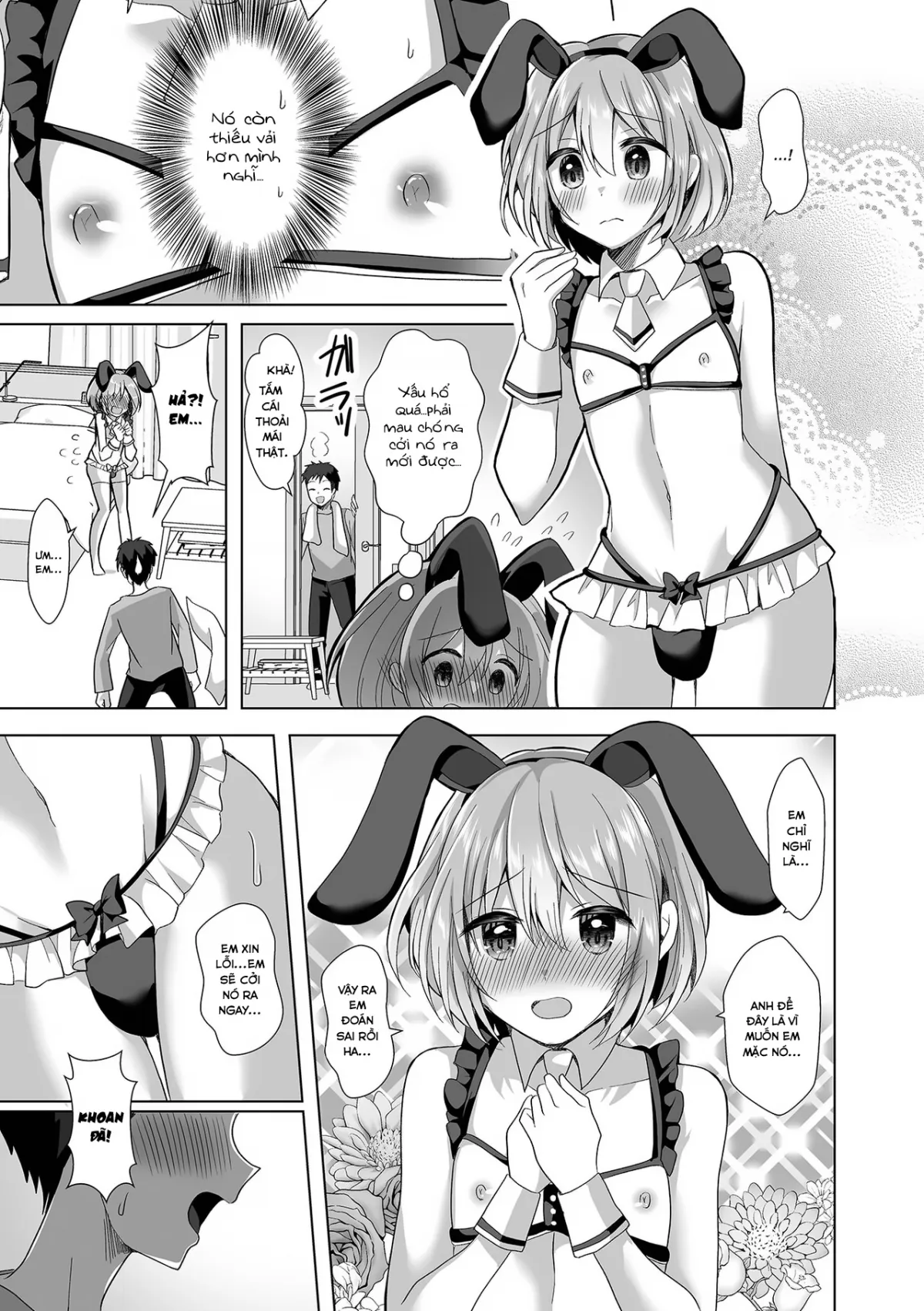 HentaiVN.net - Ảnh 4 - Bạn gái tôi thật dễ thương [Kawaisugiru Ore no Koibito] - Oneshot