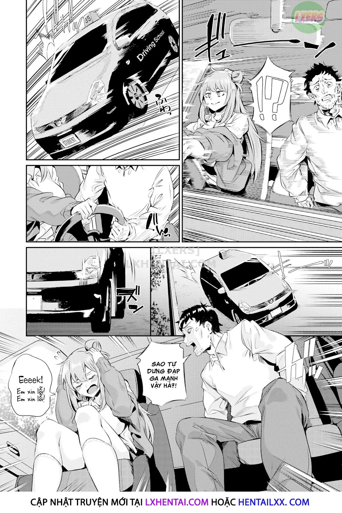 HentaiVN.net - Ảnh 5 - Giáo Viên Tình Dục Trên Xe Hơi - Oneshot