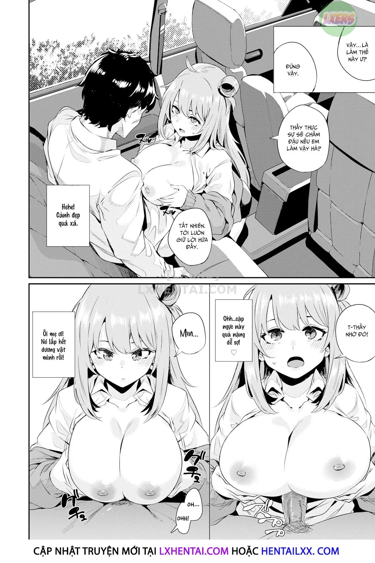 HentaiVN.net - Ảnh 7 - Giáo Viên Tình Dục Trên Xe Hơi - Oneshot