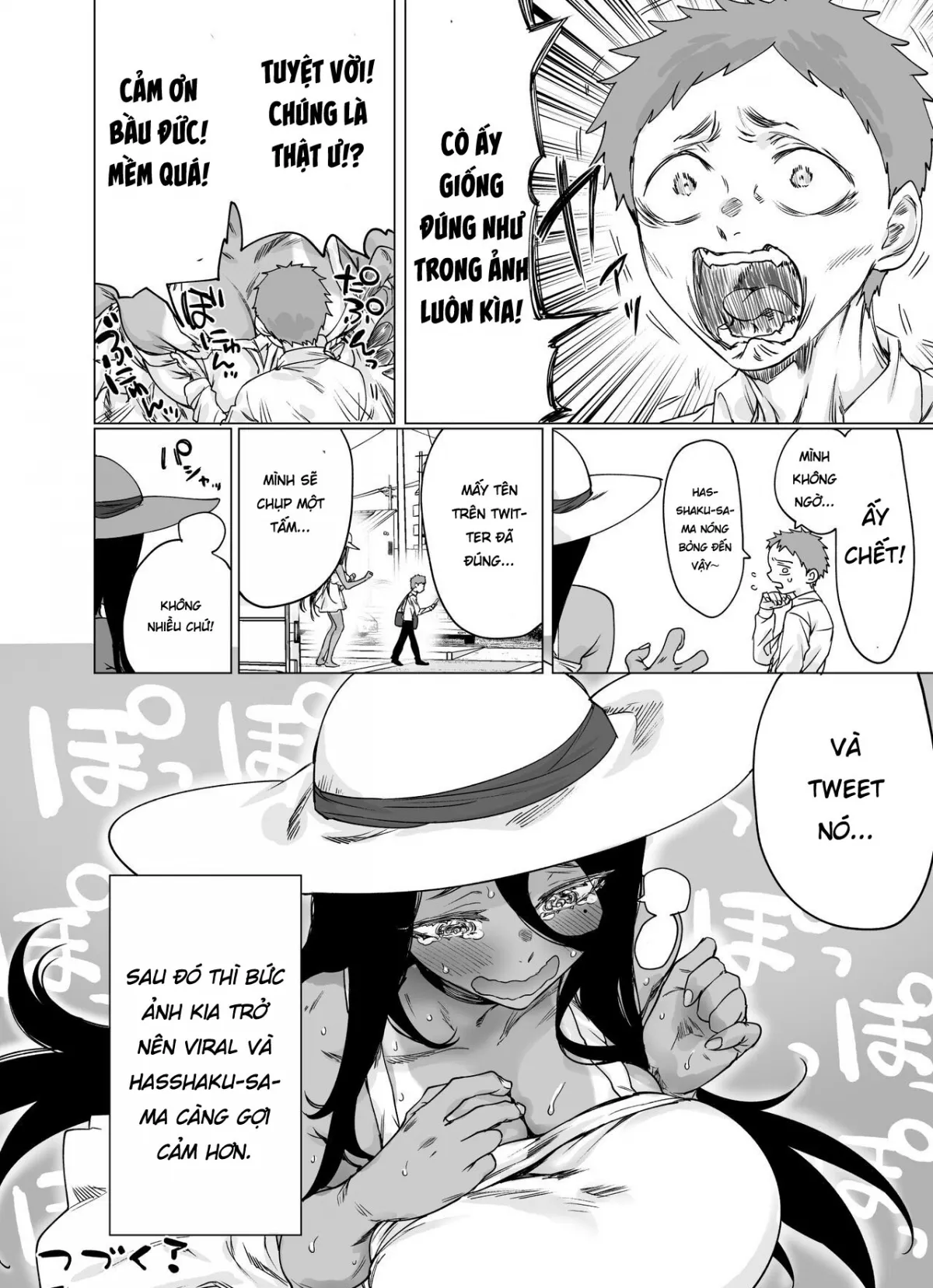 HentaiVN.net - Ảnh 12 - Ma vú dài [Hasshaku-sama became Virally Beautiful] - Oneshot nứng