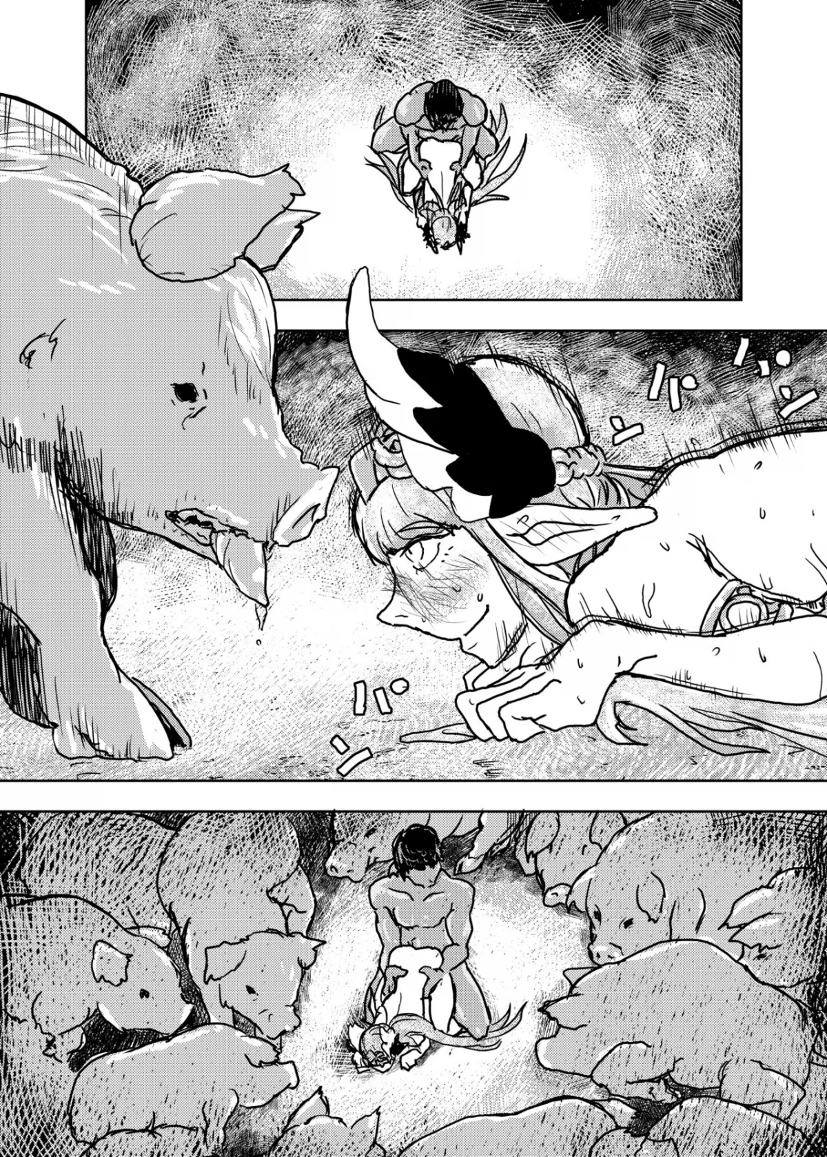 HentaiVN.net - Ảnh 10 - Người tình của phù thủy [Buta Majo no Koibito] - Oneshot