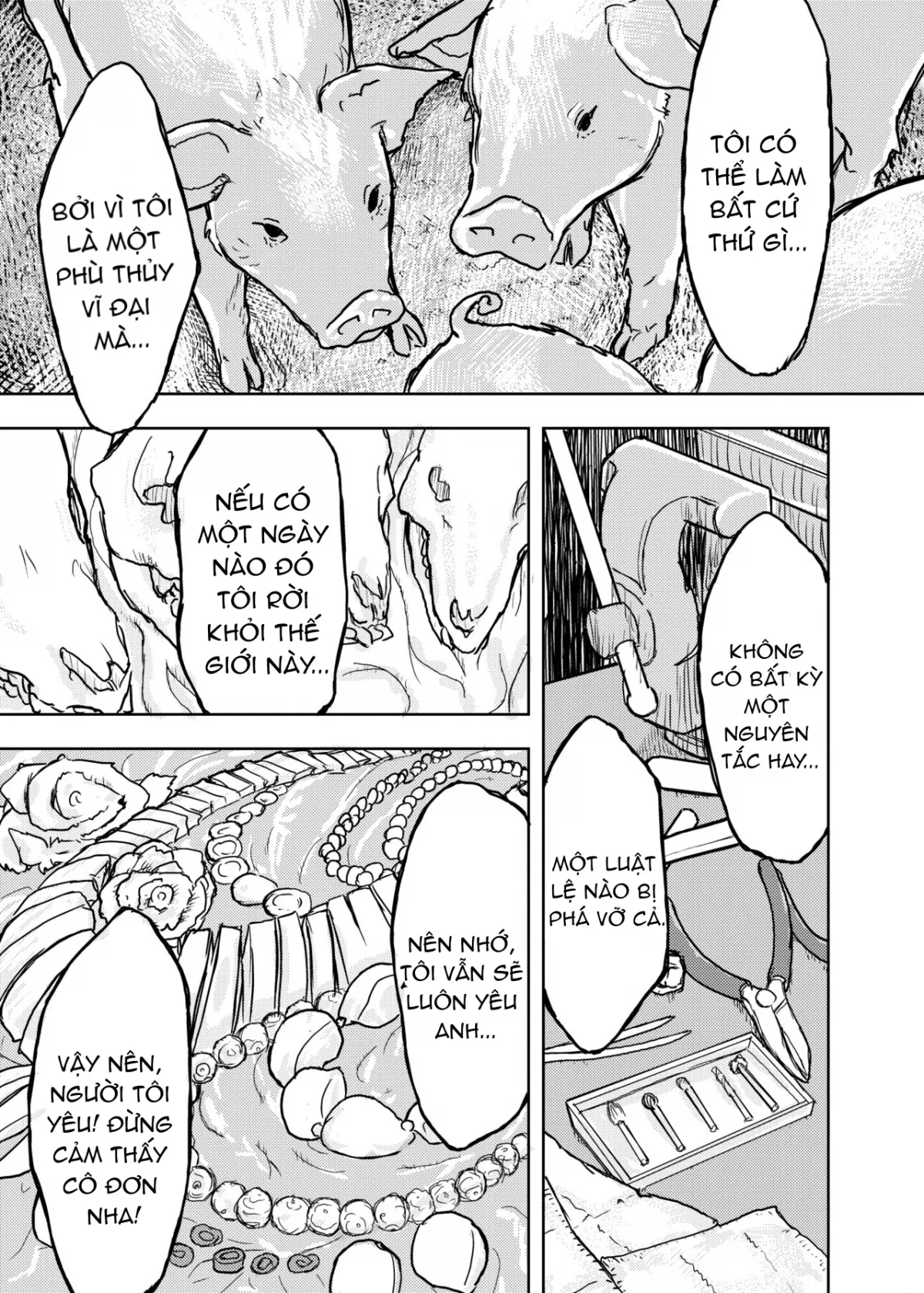 HentaiVN.net - Ảnh 26 - Người tình của phù thủy [Buta Majo no Koibito] - Oneshot