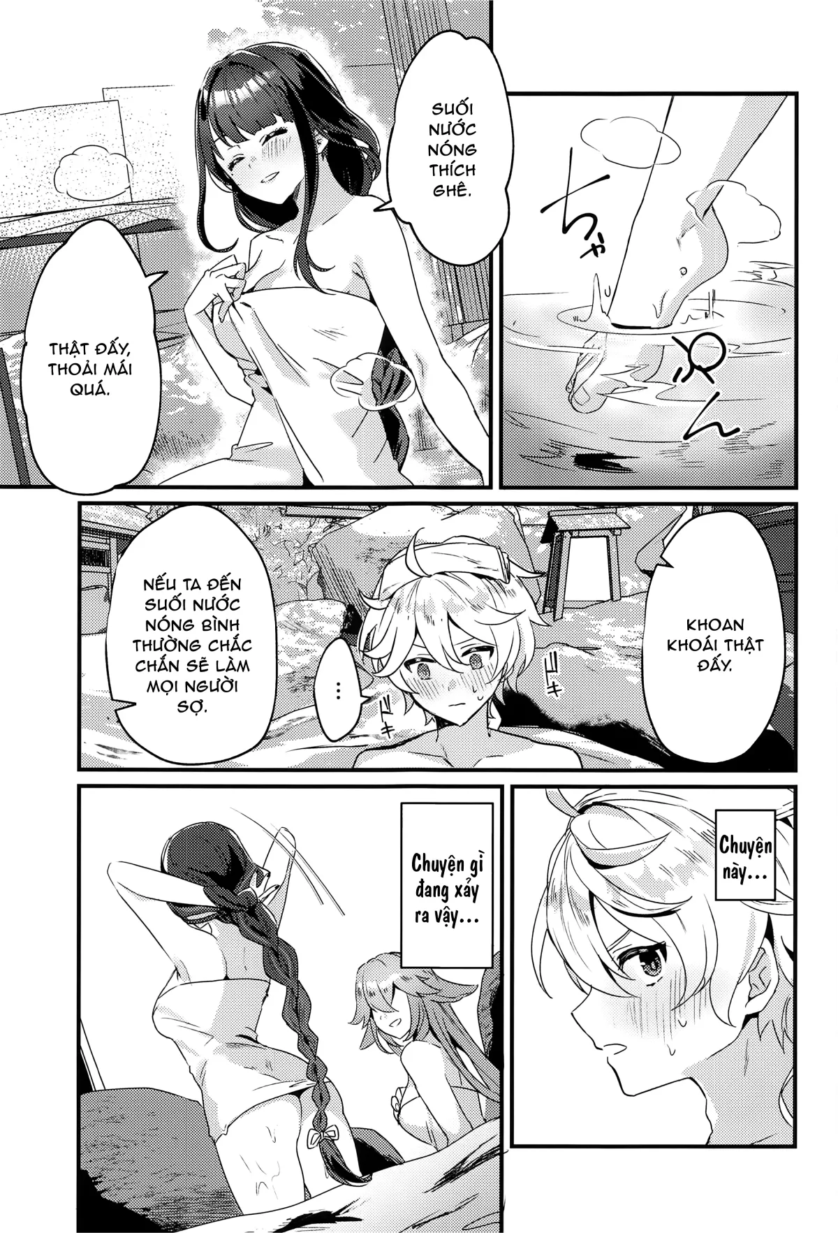HentaiVN.net - Ảnh 4 - Kì nghỉ tại suối nước nóng Inazuma [Inazuma Shippori Onsen Kyuuk] - Khổ thân ông cháu:))))