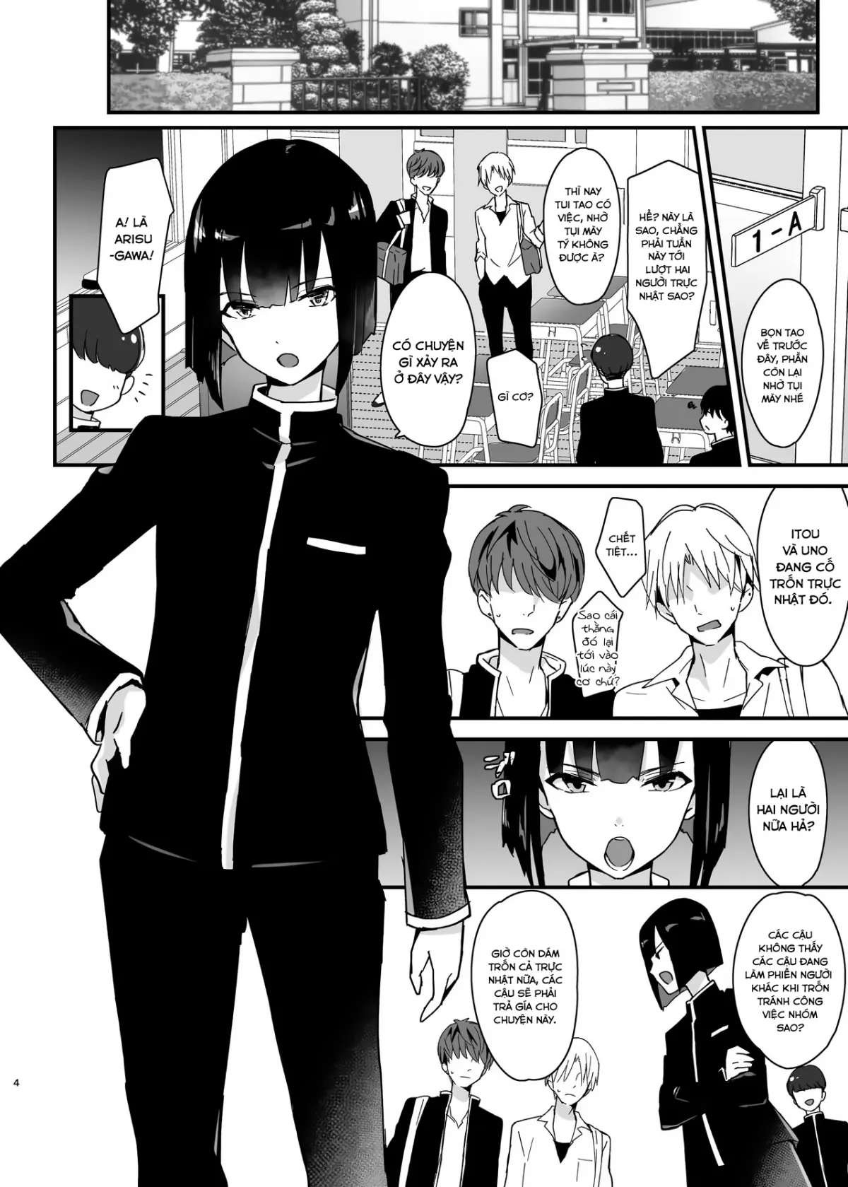 HentaiVN.net - Ảnh 4 - Iinchou wa Furyou Chinpo ni Otosareru - Oneshot
