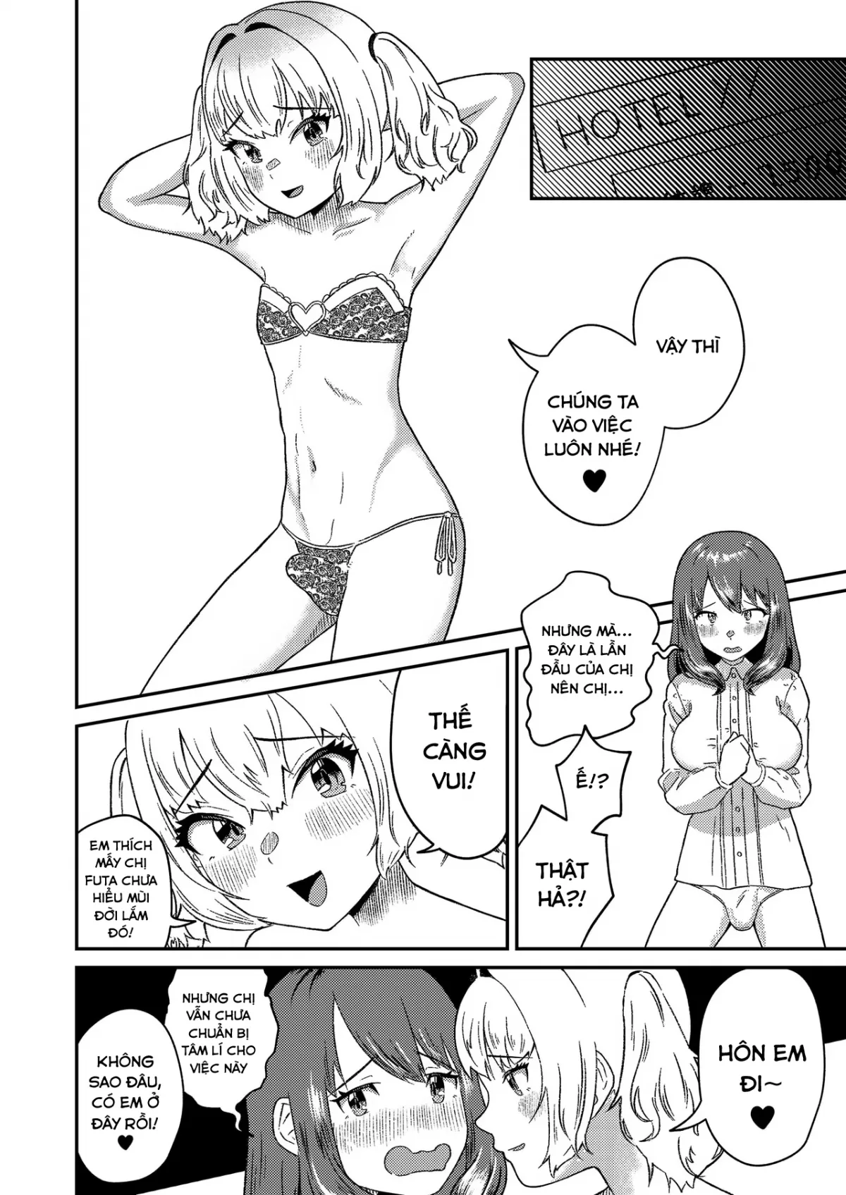 HentaiVN.net - Ảnh 8 - Mesu Gal Otokonoko ga Futanari Onee-san ni Wakarasarechau...! [- A Bitchy Femboy Gyaru Comes To 'Understand' A Futanari Onee-san!] - Oneshot