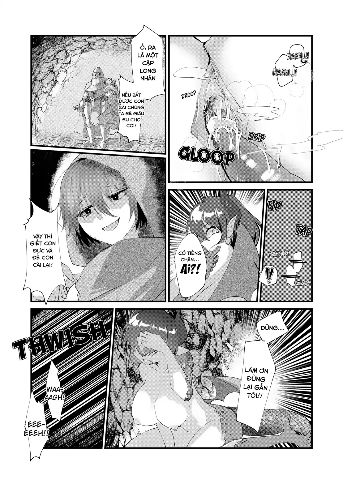 HentaiVN.net - Ảnh 11 - Đêm đầu tiên ngọt ngào của cặp đôi Long tộc! [The Transsexual Coupling of the Dragonewts] - Oneshot