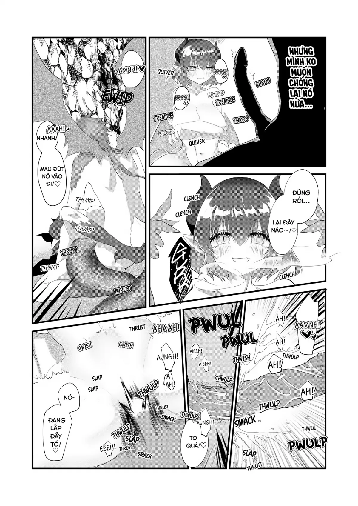 HentaiVN.net - Ảnh 13 - Đêm đầu tiên ngọt ngào của cặp đôi Long tộc! [The Transsexual Coupling of the Dragonewts] - Oneshot