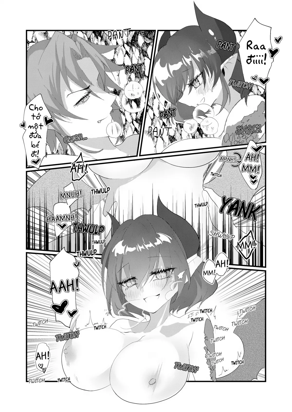 HentaiVN.net - Ảnh 19 - Đêm đầu tiên ngọt ngào của cặp đôi Long tộc! [The Transsexual Coupling of the Dragonewts] - Oneshot