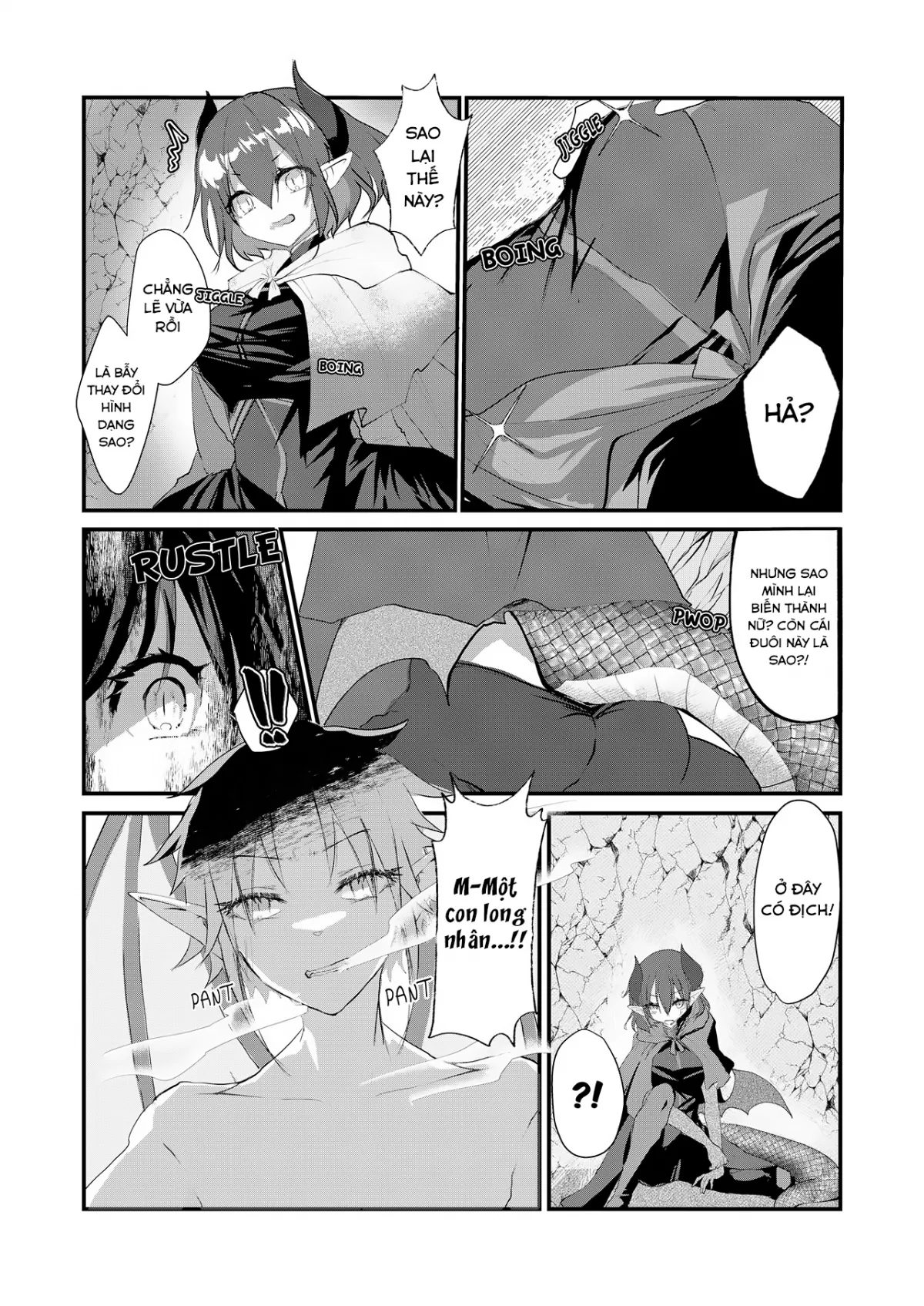 HentaiVN.net - Ảnh 5 - Đêm đầu tiên ngọt ngào của cặp đôi Long tộc! [The Transsexual Coupling of the Dragonewts] - Oneshot