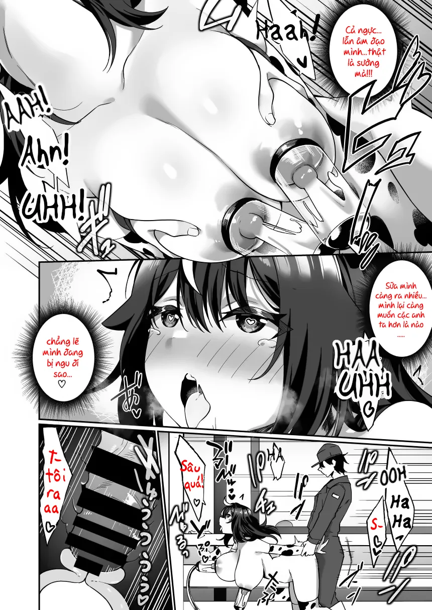 HentaiVN.net - Ảnh 21 - Bị biến thành bò sữa, tôi bị vắt sữa không ngừng~ [TS Sakunyuu Ikimakuri Seikatsu!] - Oneshot