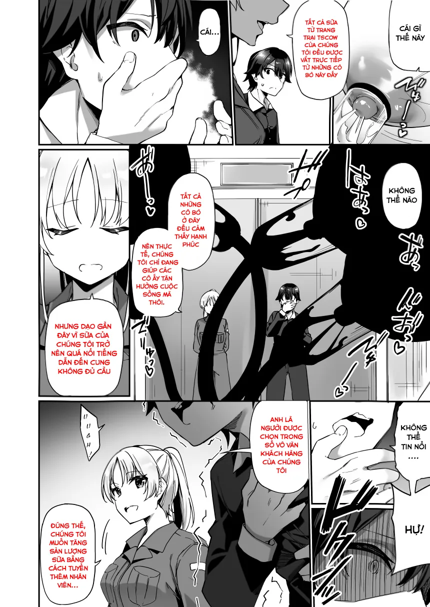 HentaiVN.net - Ảnh 5 - Bị biến thành bò sữa, tôi bị vắt sữa không ngừng~ [TS Sakunyuu Ikimakuri Seikatsu!] - Oneshot