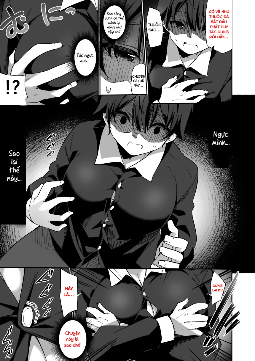 HentaiVN.net - Ảnh 6 - Bị biến thành bò sữa, tôi bị vắt sữa không ngừng~ [TS Sakunyuu Ikimakuri Seikatsu!] - Oneshot