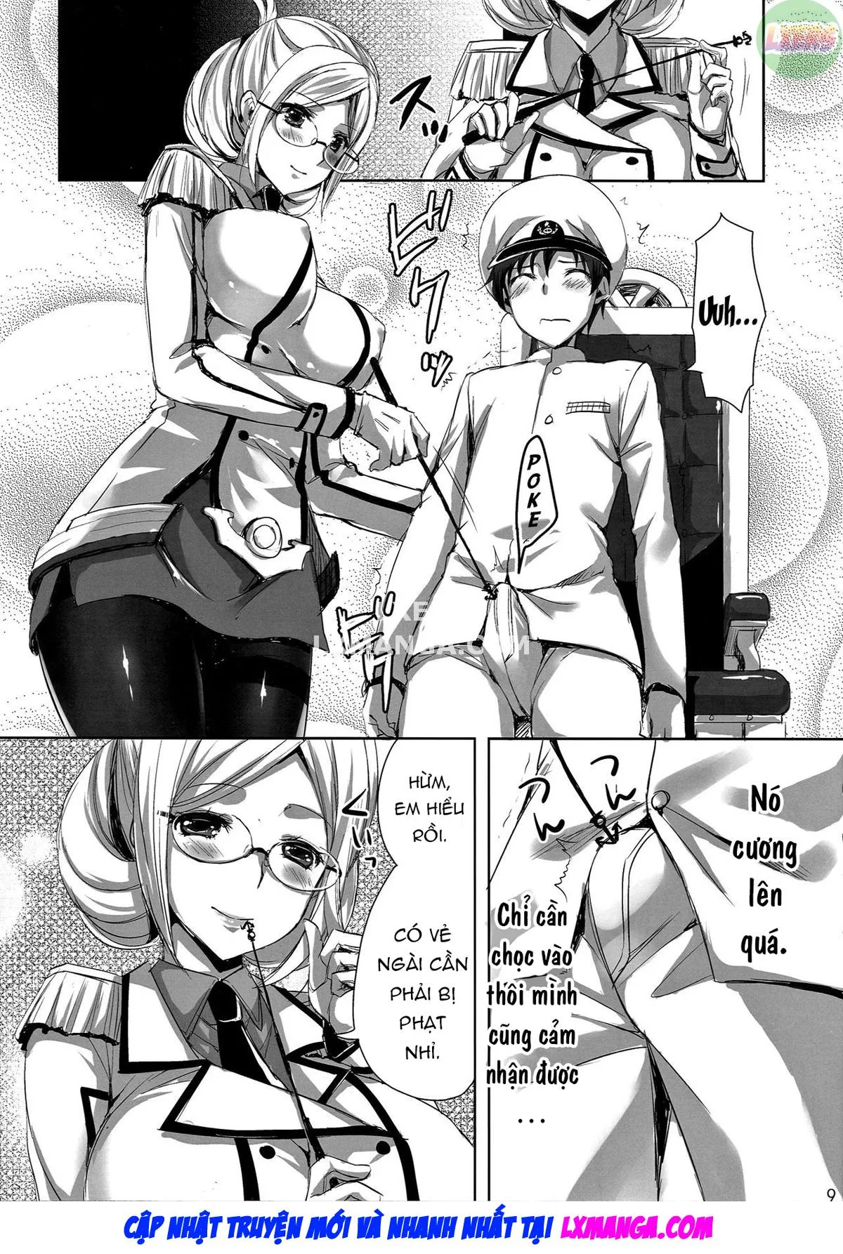 HentaiVN.net - Ảnh 11 - Katori Sensei No Yasen Jugyou [Katori-Sensei's Field Training] - Oneshot