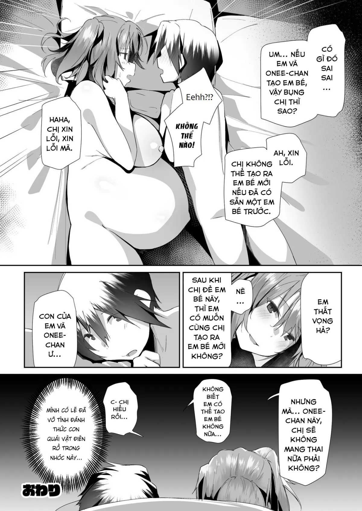 HentaiVN.net - Ảnh 18 - Pregnant JK Preys on Shota that Sat in Priority Seating - Oneshot