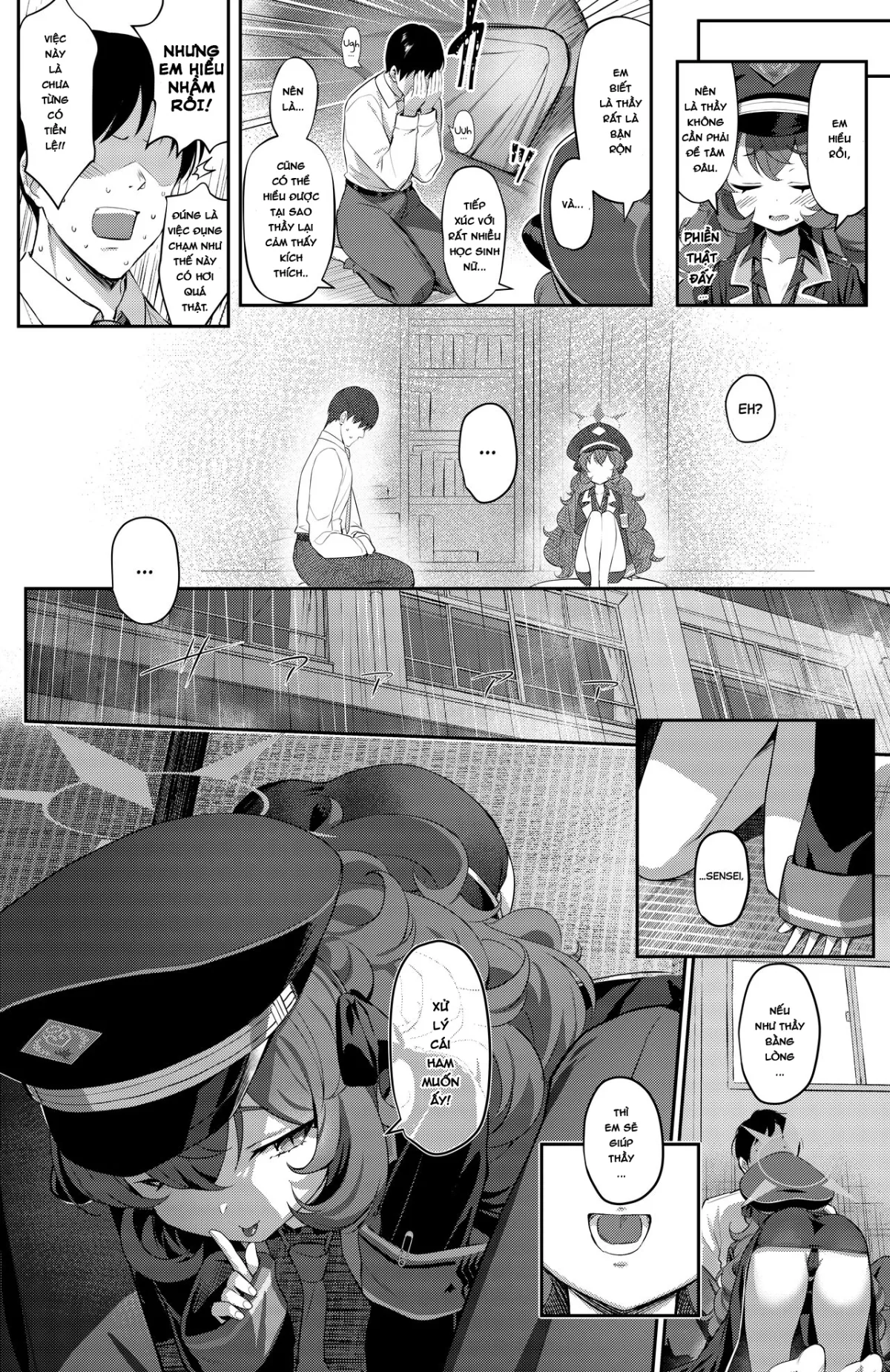 HentaiVN.net - Ảnh 5 - Ham muốn (Blue Archive) [Iroha Yoku; Iro Ha Yoku; Ham muốn; Sexual Desire] - Ham muốn (Blue Archive)