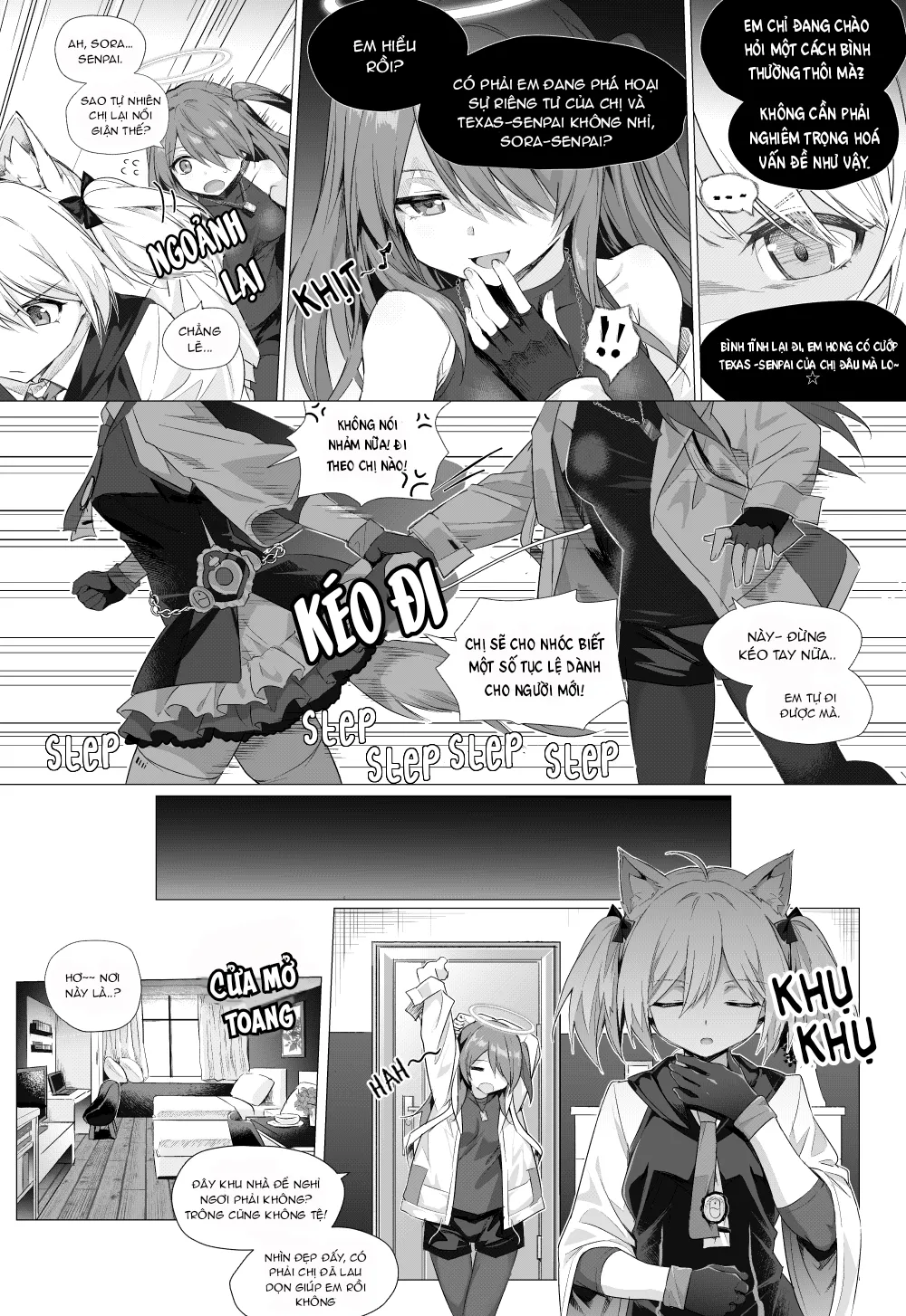 HentaiVN.net - Ảnh 5 - Futa Sora x Exusiai [[kataokasan] 扶她空 x 能天使 + 2 张赠品插画 (明日方舟) [中国語] [Decensored]] - Oneshot
