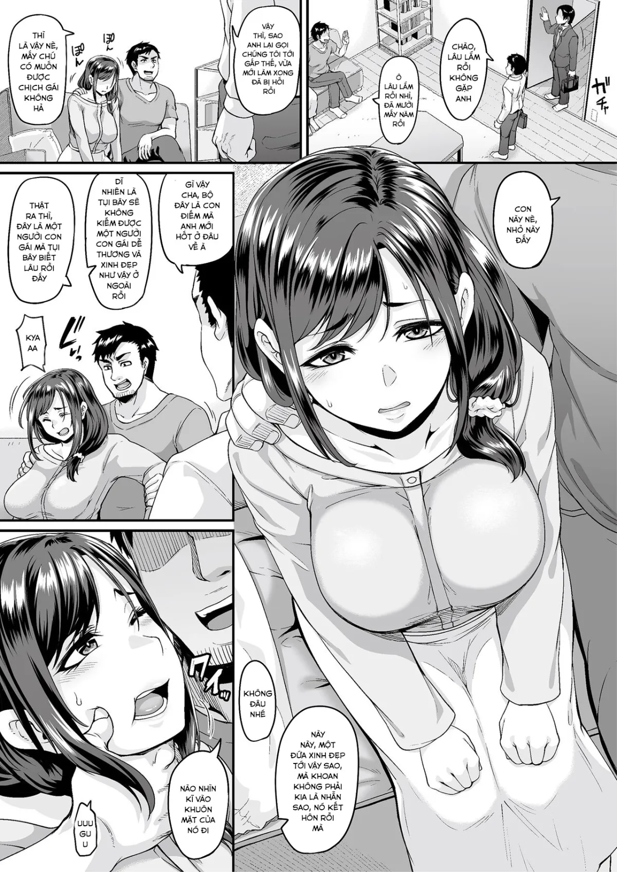 HentaiVN.net - Ảnh 5 - Hirusagari, Mesu. [昼下がり、雌。] - Oneshot