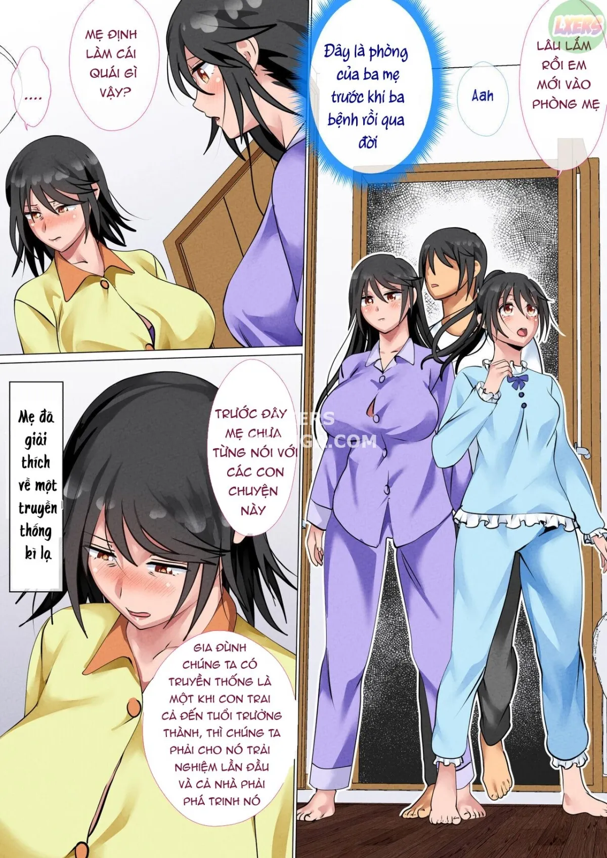 HentaiVN.net - Ảnh 10 - Kazoku De Musuko O Fudeoroshi Suru Narawashi Ga Sonzai Suru Kakei [A Family With A Tradition Of Taking Their Son's Virginity] - Oneshot