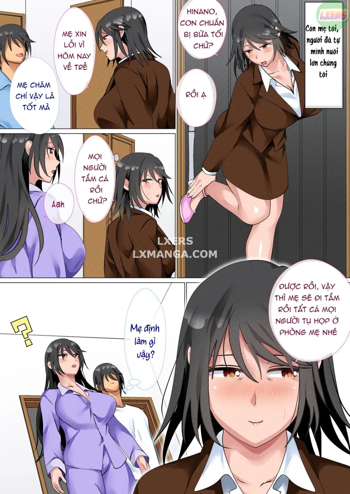 HentaiVN.net - Ảnh 9 - Kazoku De Musuko O Fudeoroshi Suru Narawashi Ga Sonzai Suru Kakei [A Family With A Tradition Of Taking Their Son's Virginity] - Oneshot